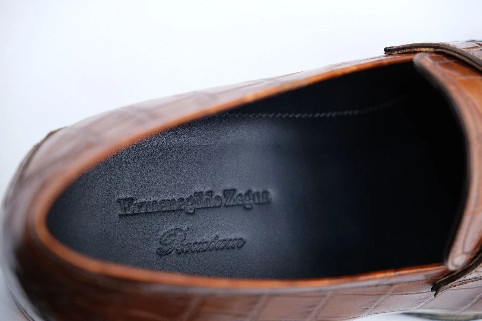 Ermenegildo Zegna New Ermenegildo Zegna Premium Brown UK 8.5 US 9.5 EU 42.5 Size US 9.5 / EU 42-43 - 7 Thumbnail