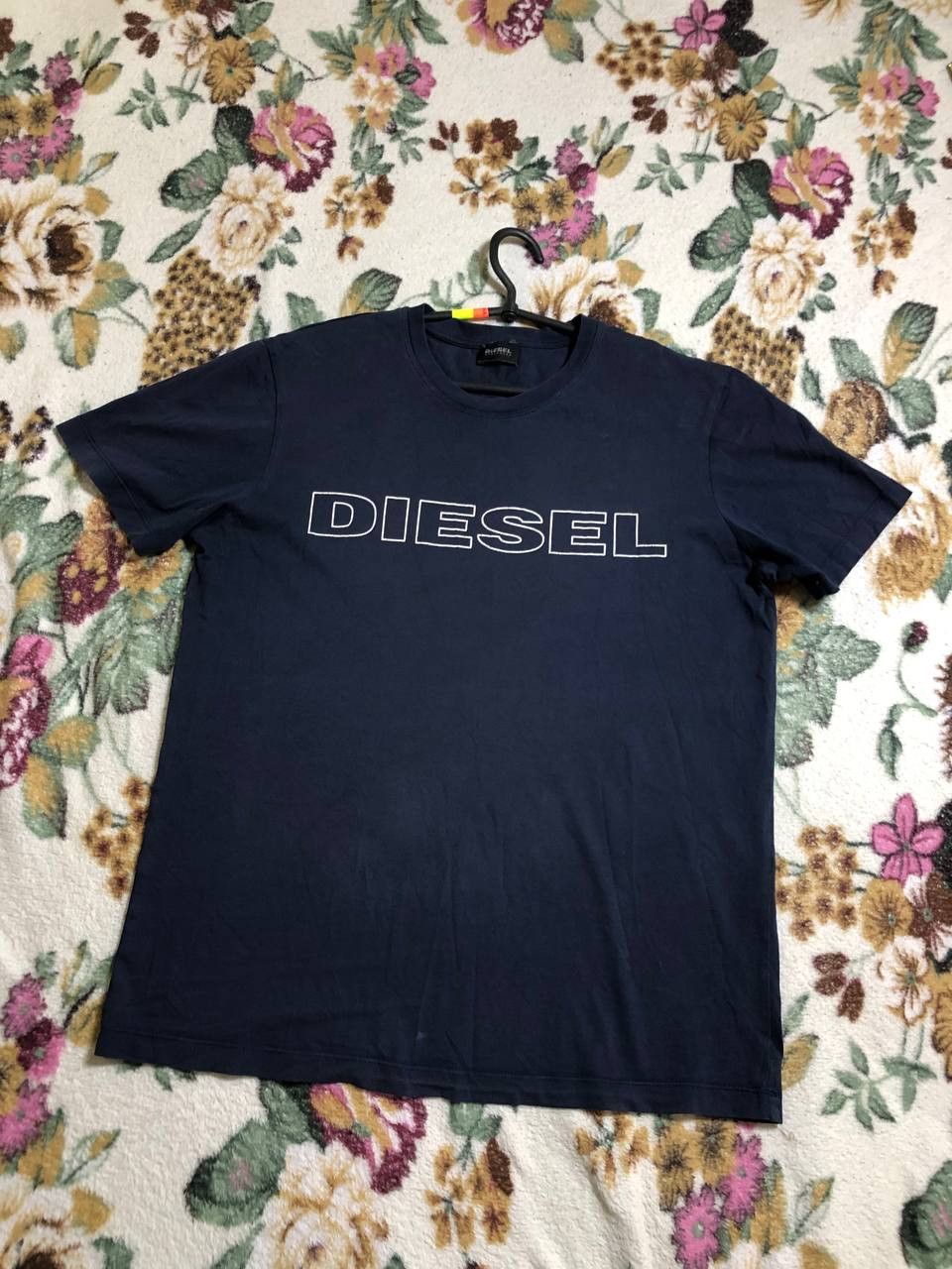Diesel Men's Diesel T-Diego Graphic Sky Blue T Shirt Italy Size US L / EU 52-54 / 3 - 1 Thumbnail