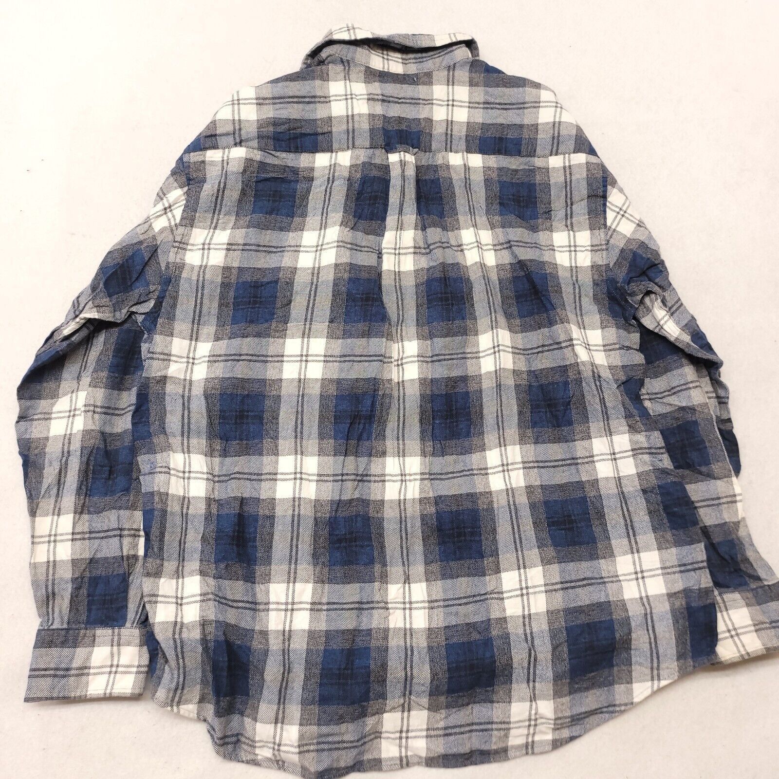 Covington Covington Tartan Flannel Button Shirt Mens Size L Gray Blue Size US L / EU 52-54 / 3 - 10 Thumbnail