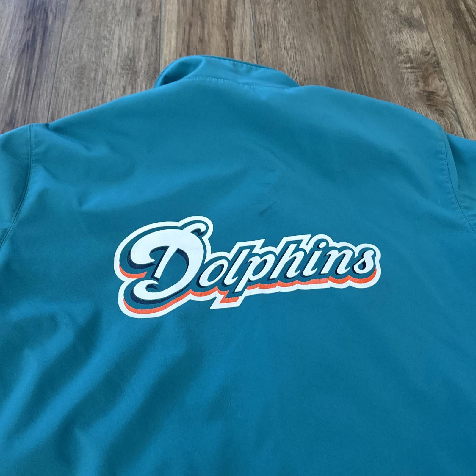NFL Miami Dolphins Classic Logo NFL Football Jacket Size US XL / EU 56 / 4 - 4 Thumbnail