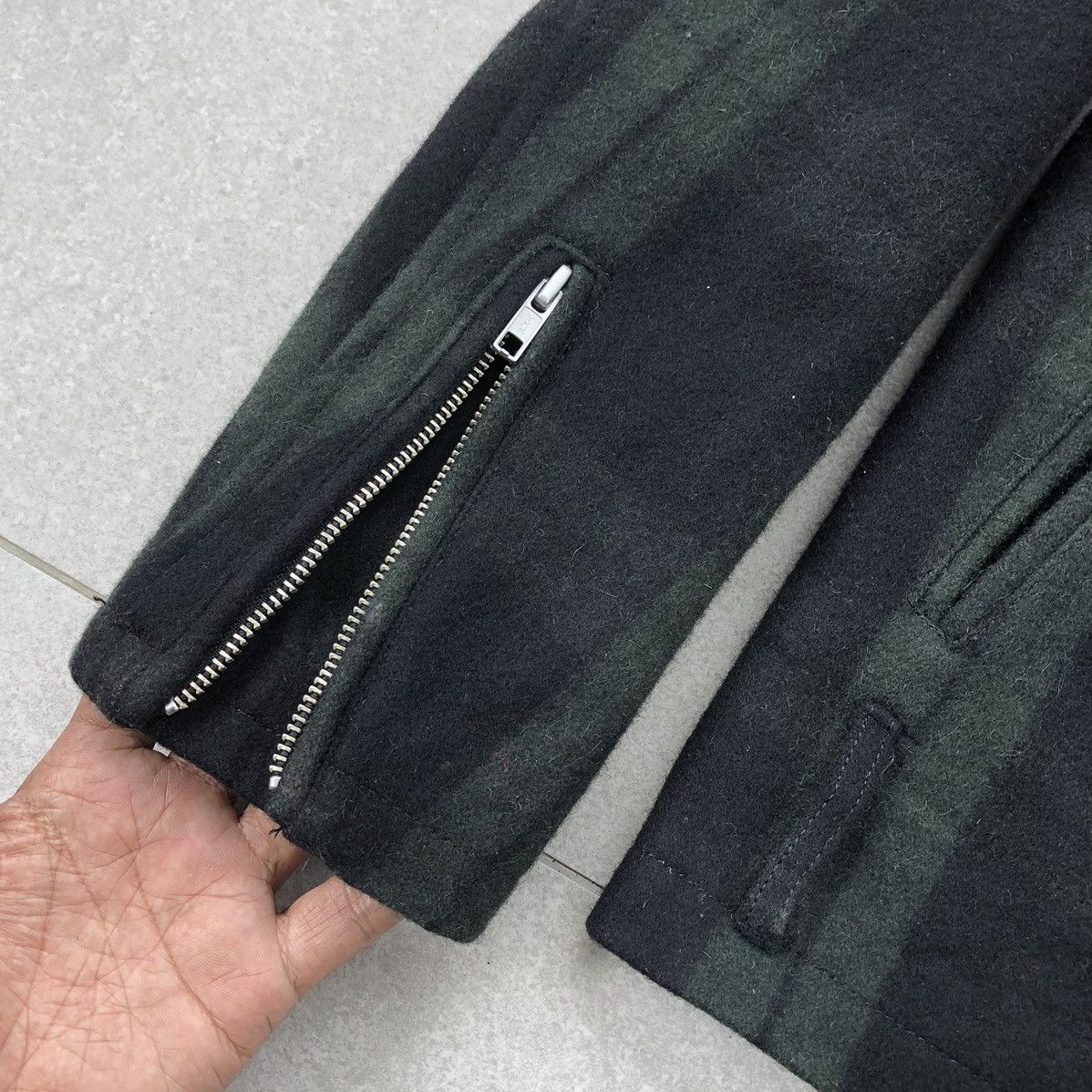 Japanese Brand Japanese Brand Corisco Wool Biker Jacket Black Tartan Size US M / EU 48-50 / 2 - 9 Thumbnail