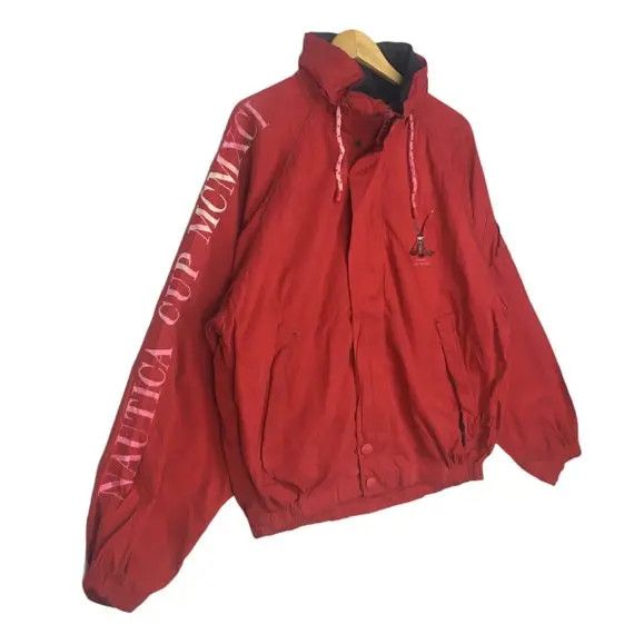 Nautica Vtg 1991 NAUTICA CUP COMPETITION Sailing Gear Jacket Coat Size US L / EU 52-54 / 3 - 3 Thumbnail