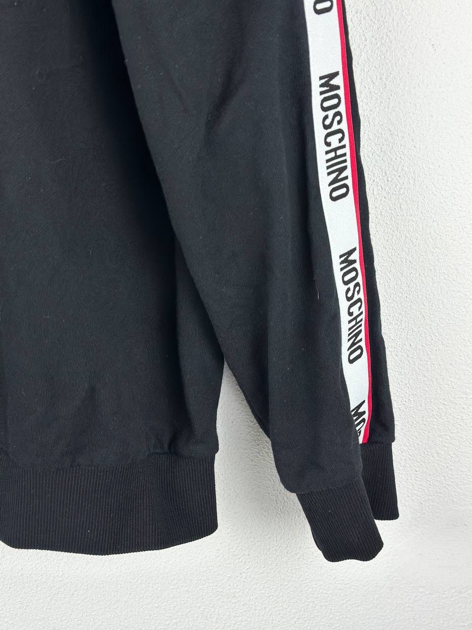 Moschino Moschino Sweatshirt Mens Logo Tape Black Size L Size US L / EU 52-54 / 3 - 5 Thumbnail