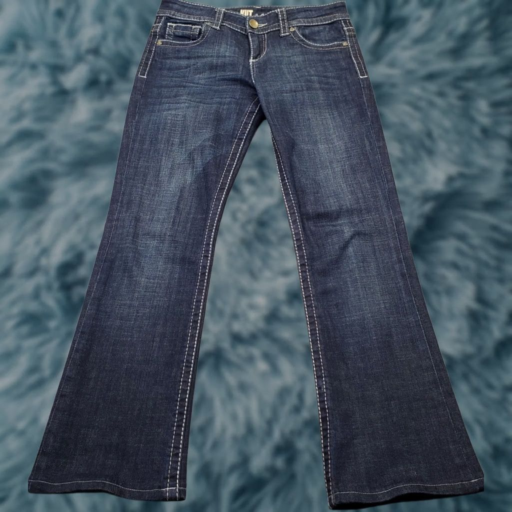Vintage KUT from the Kloth Bootcut Jeans Womens 4 Blue Denim Natalie High Rise EUC Womens Size 4 Size 27" / US 4 / IT 40 - 1 Thumbnail