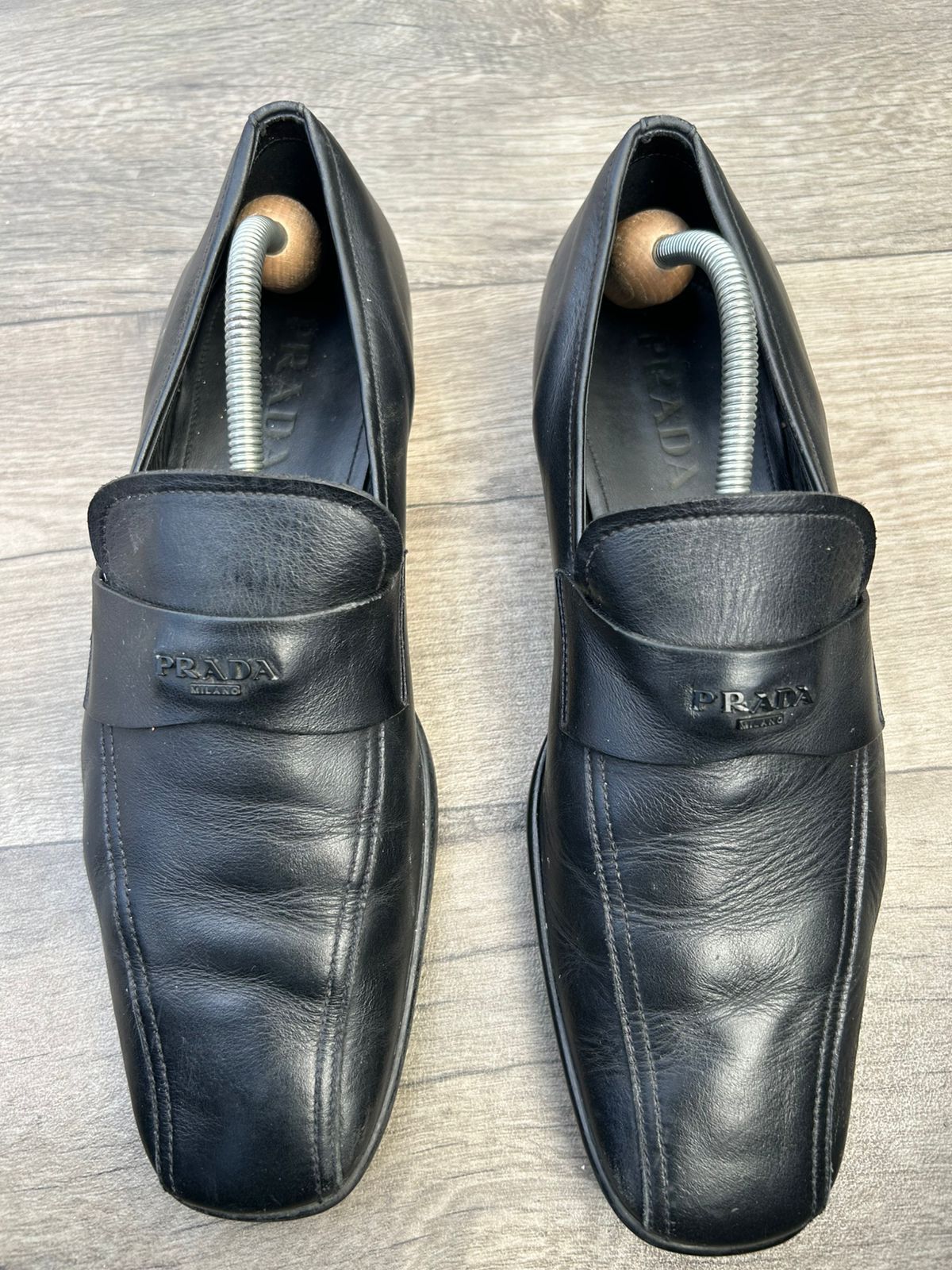 Prada Prada Leather Penny Loafer Sz 8 UK Size US 9 / EU 42 - 1 Thumbnail