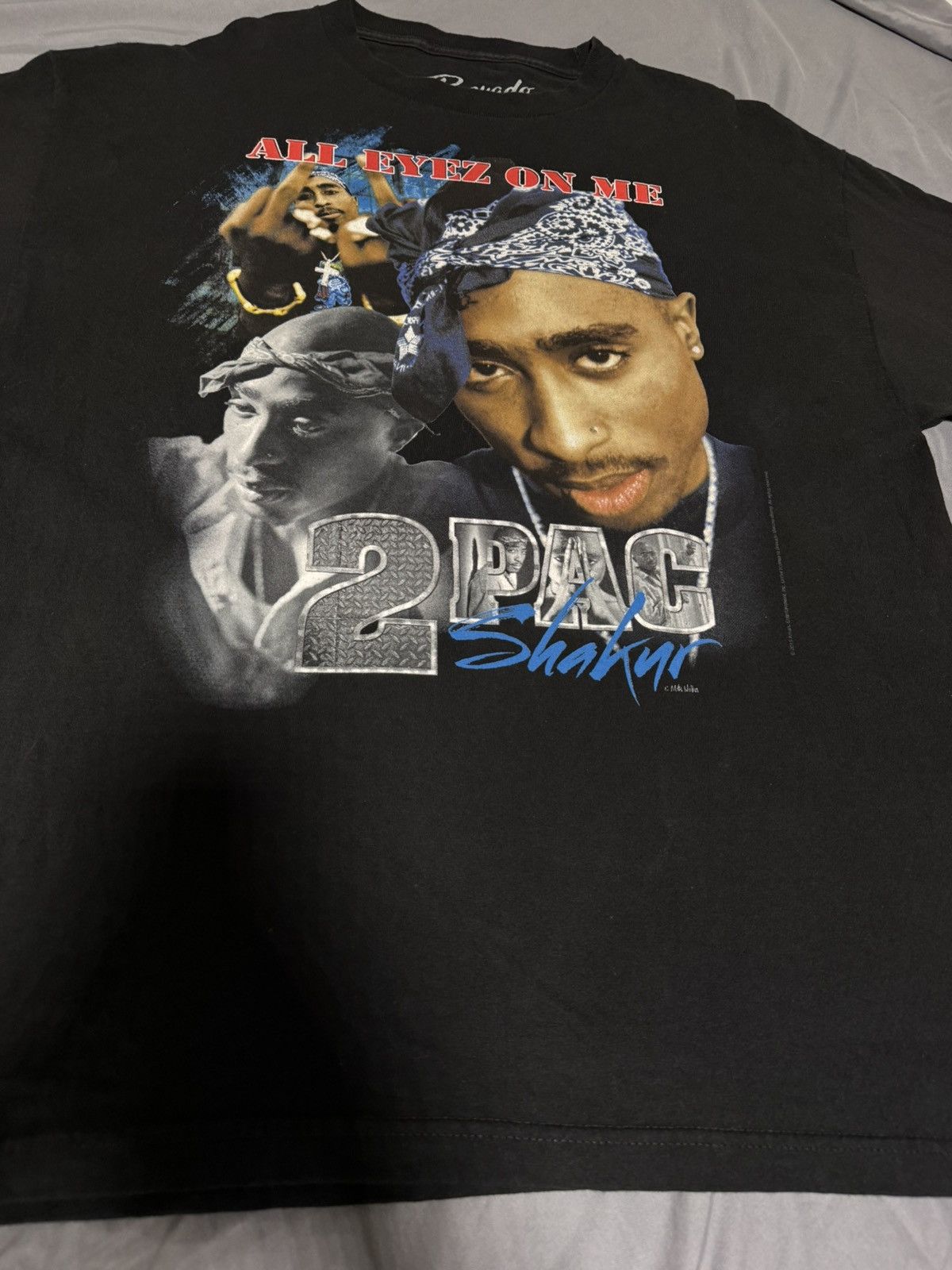 Bravado 2Pac Tupac Shakur All Eyez On Me Graphic T-Shirt Rap Hip Hop Size US XL / EU 56 / 4 - 2 Thumbnail