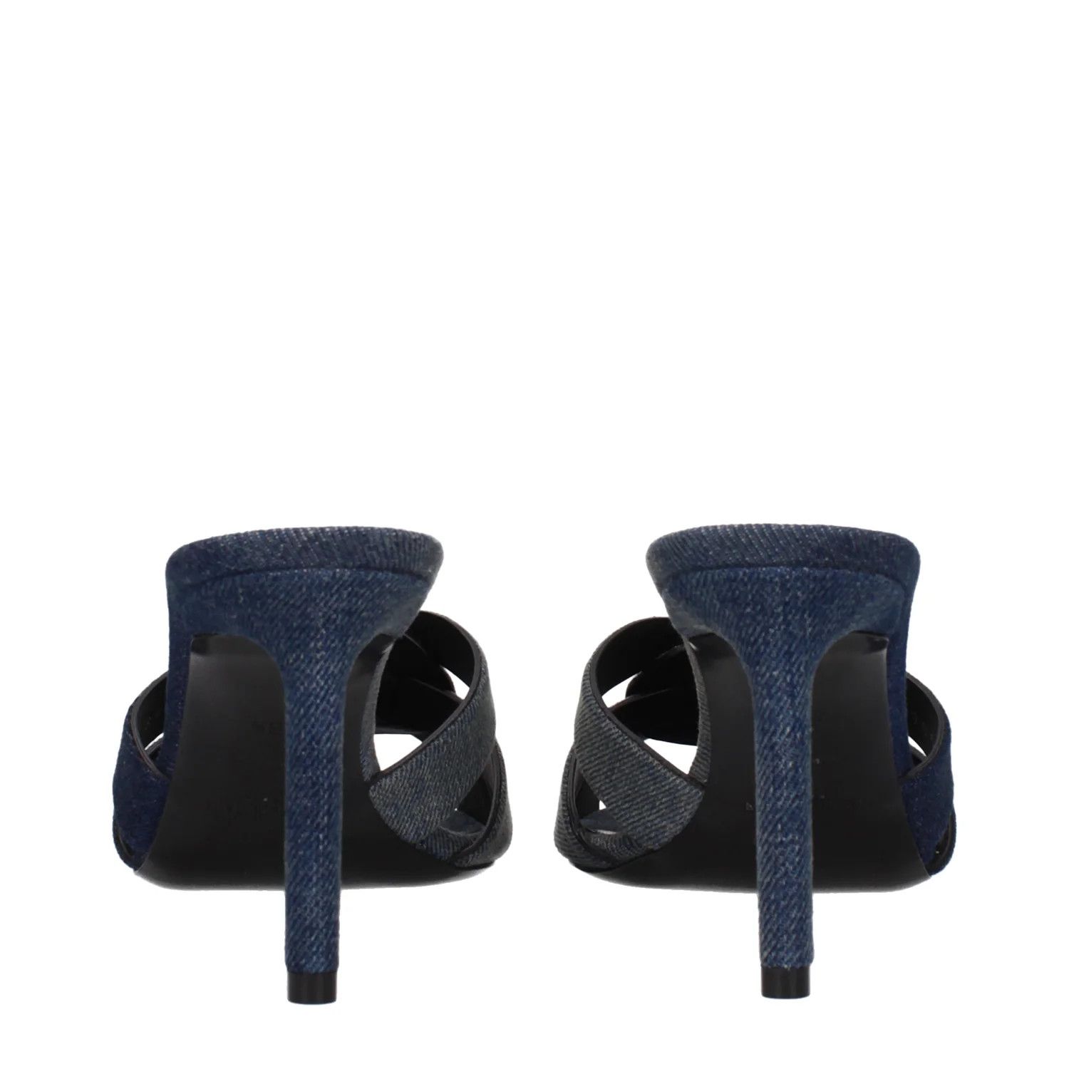 Saint Laurent Paris ob1o1e1124 Fabric Sandals in Blue Size US 7 / IT 37 - 5 Thumbnail