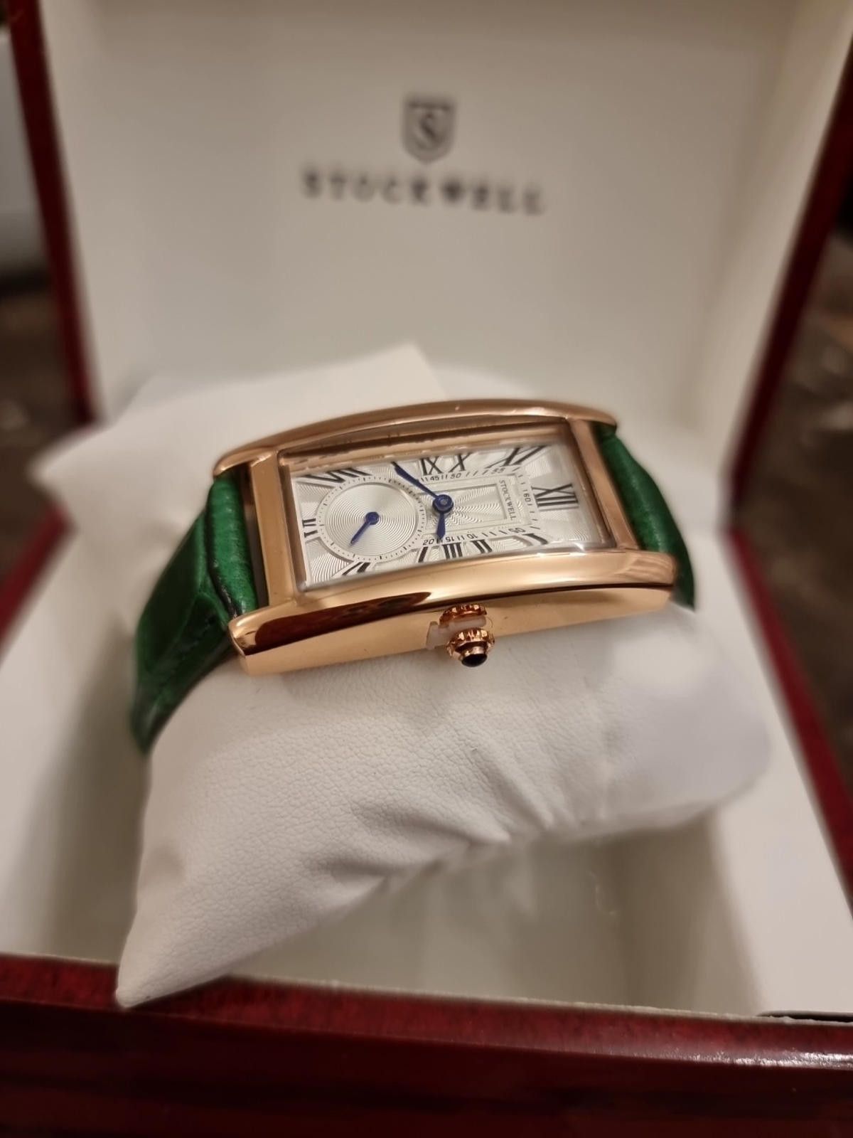 Other STOCKWELL WATCH.SILVER DIAL SUB DIAL MIN HAND.GREEN LEATHER Size ONE SIZE - 3 Thumbnail