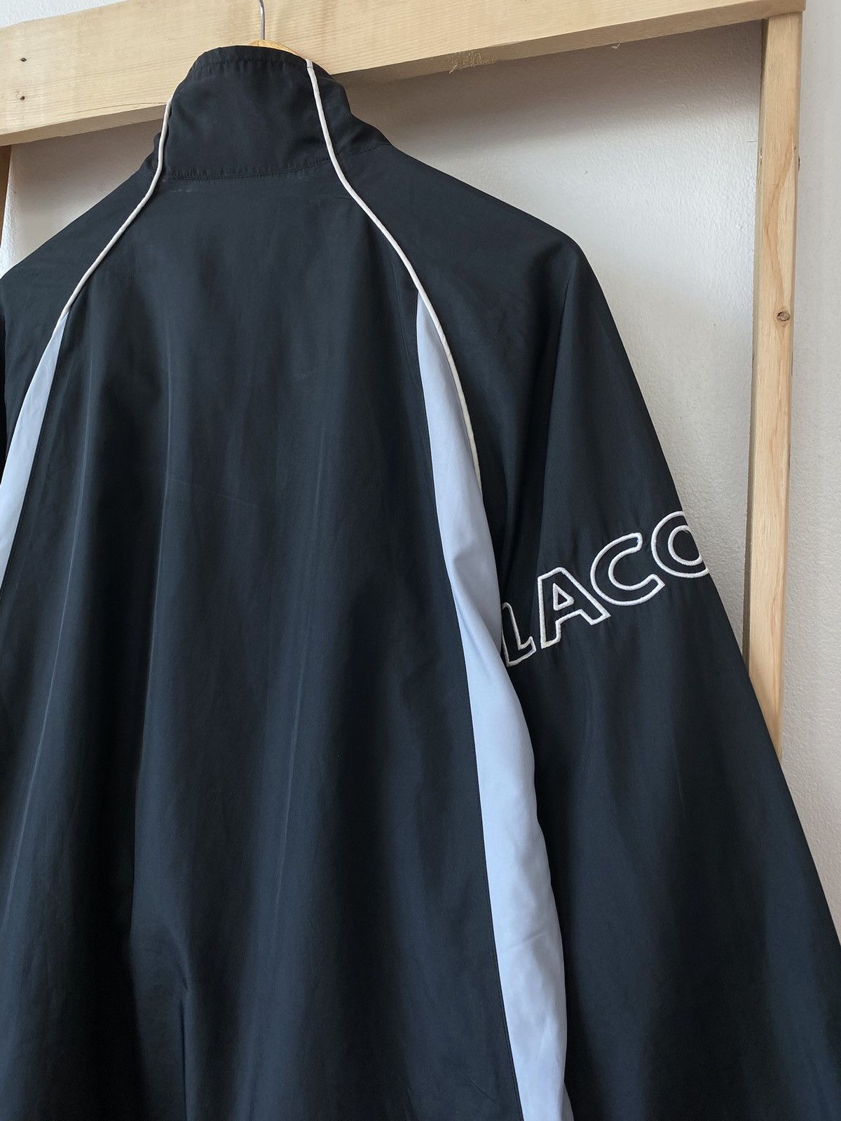 Lacoste Vintage Black Lacoste Windbreaker Jacket Size US M / EU 48-50 / 2 - 7 Thumbnail
