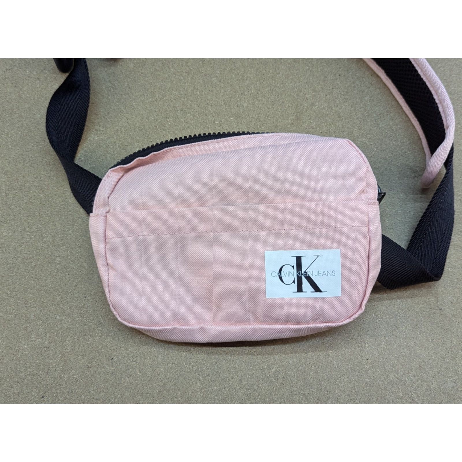 Calvin Klein Calvin Klein Belt Bag Pink Womens Monogram Fanny Waistbag Medium Size ONE SIZE - 2 Thumbnail
