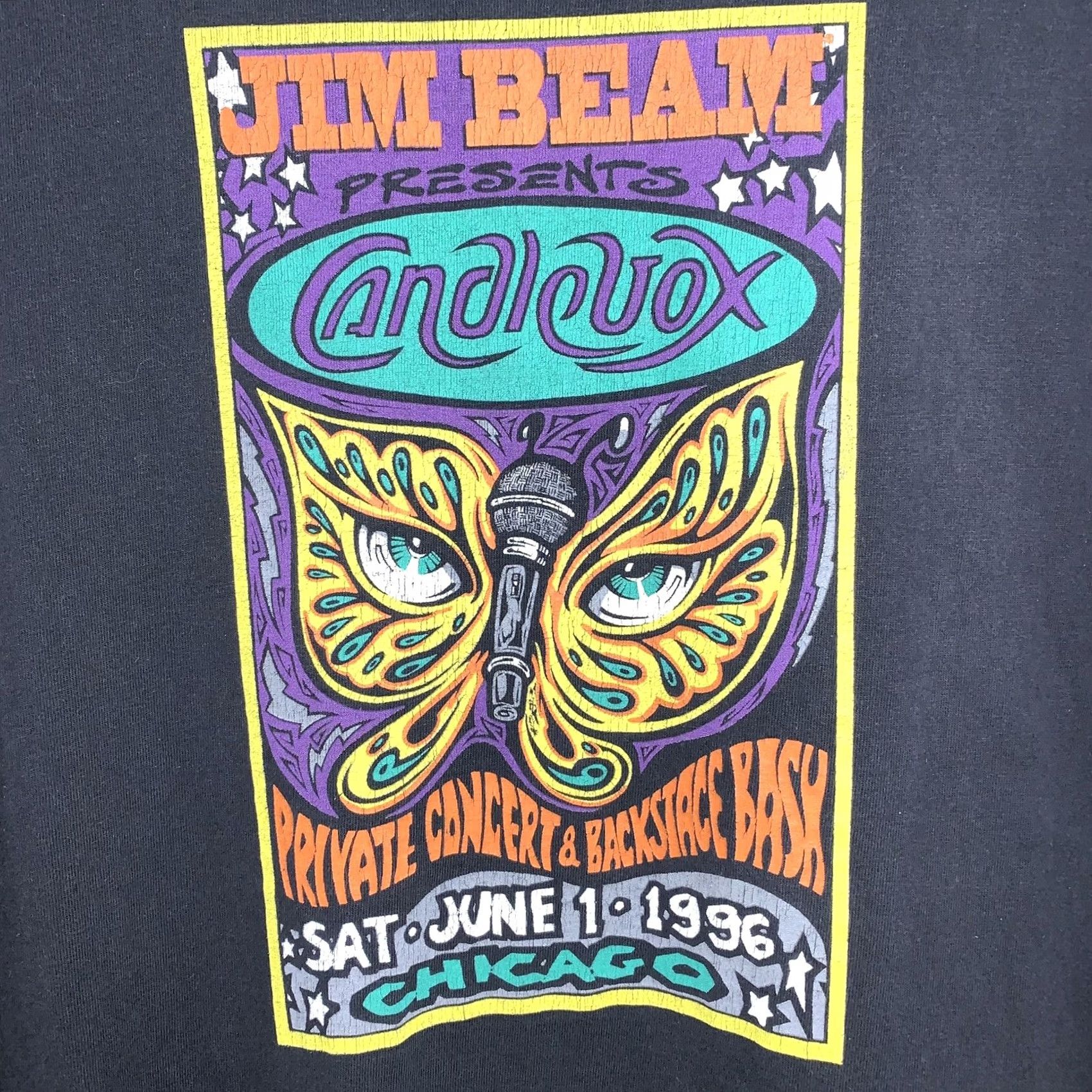 Vintage VINTAGE Candle Box 1996 Concert Tee Size XL Black T-Shirt Short Sleeve Size US XL / EU 56 / 4 - 3 Thumbnail