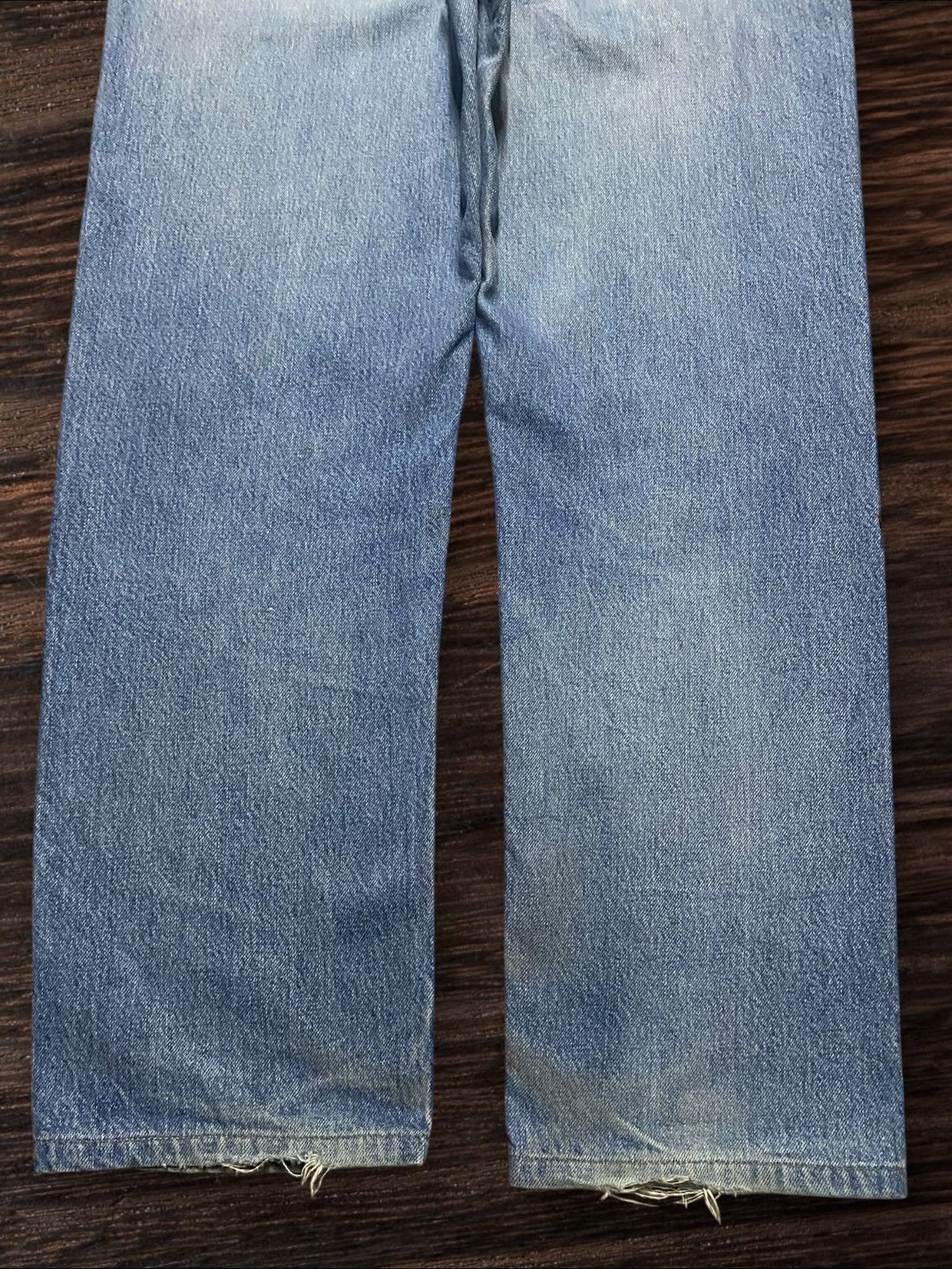 Helmut Lang × Uniqlo Vintage Japanese Brand Uniqlo Light Wash Loose Jeans Size US 32 / EU 48 - 6 Thumbnail