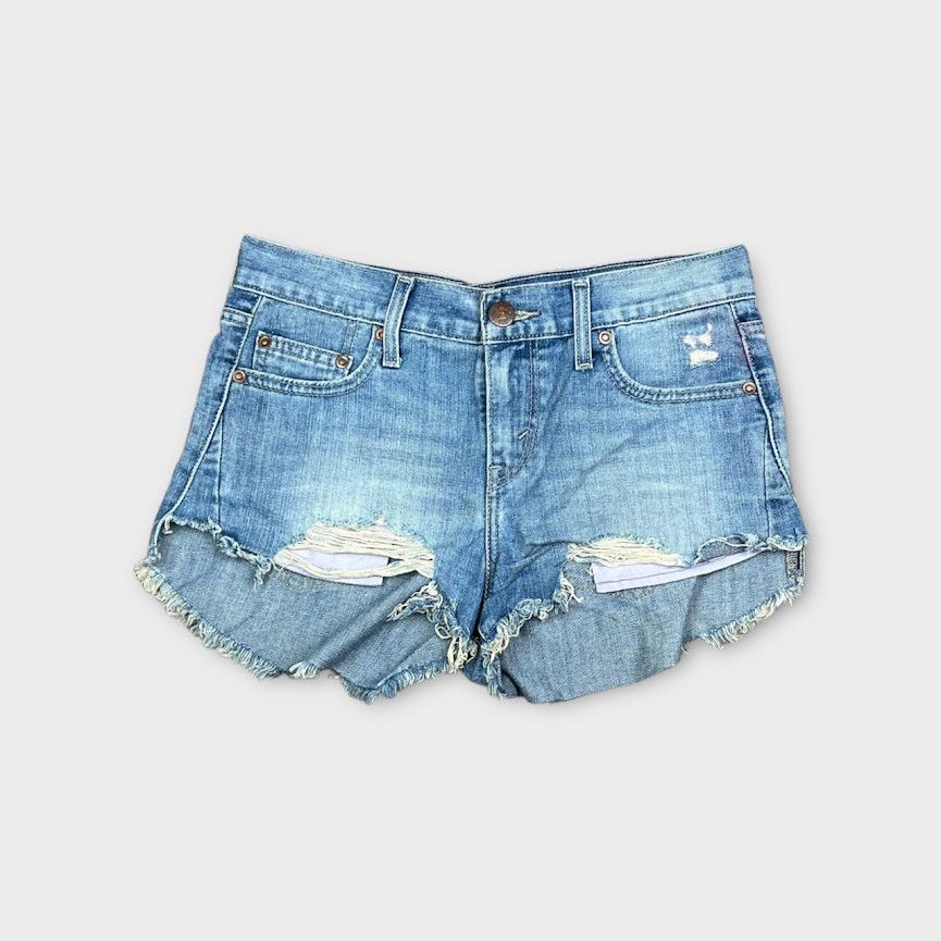 Levi's Levi | 501 Original High Rise Women's Shorts | 26 Size 26" / US 2 / IT 38 - 4 Thumbnail