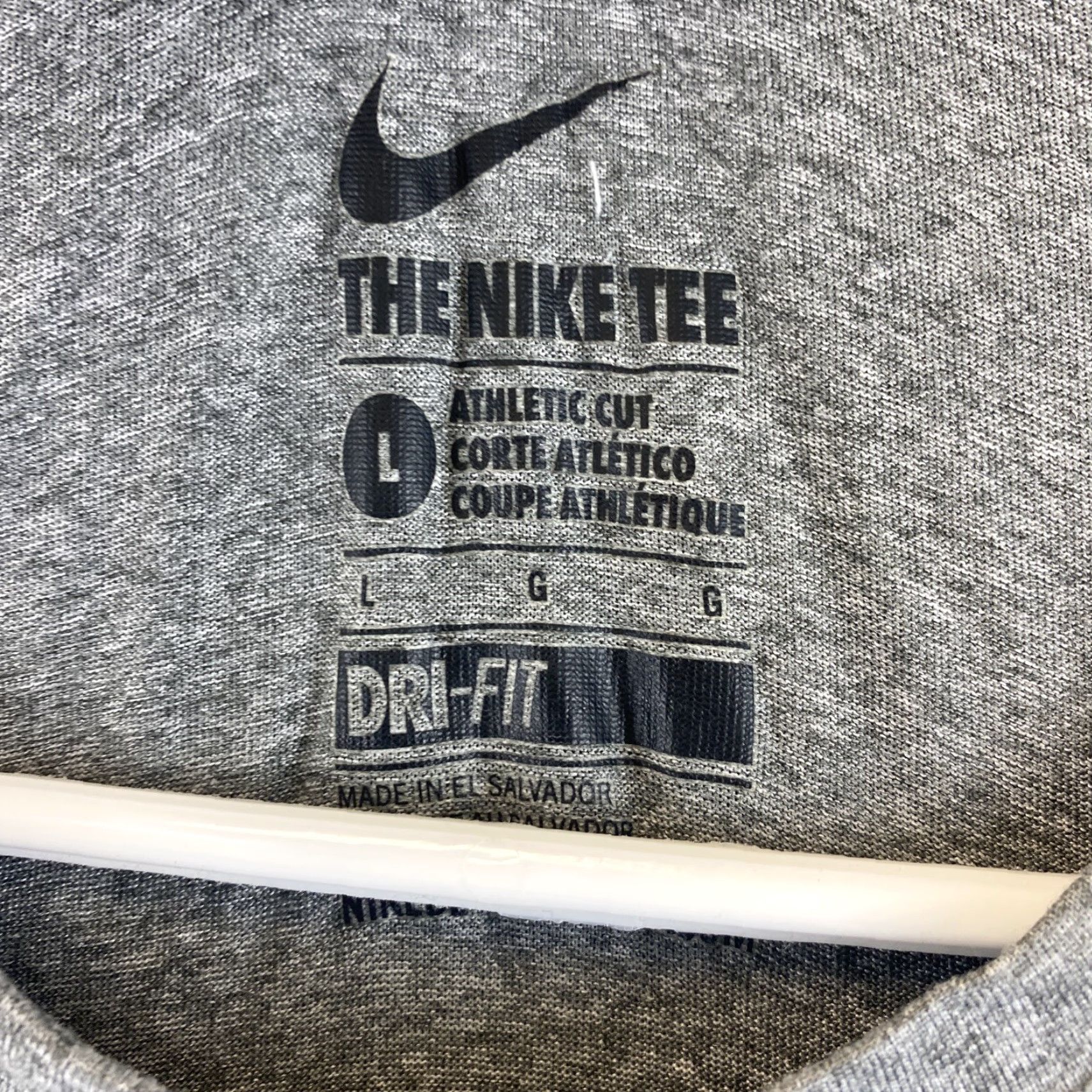 Nike Nike Dri-FIT Sweatshirt Mens Fitted Gray Long Sleeve Athletic Large Regular Size US L / EU 52-54 / 3 - 5 Thumbnail