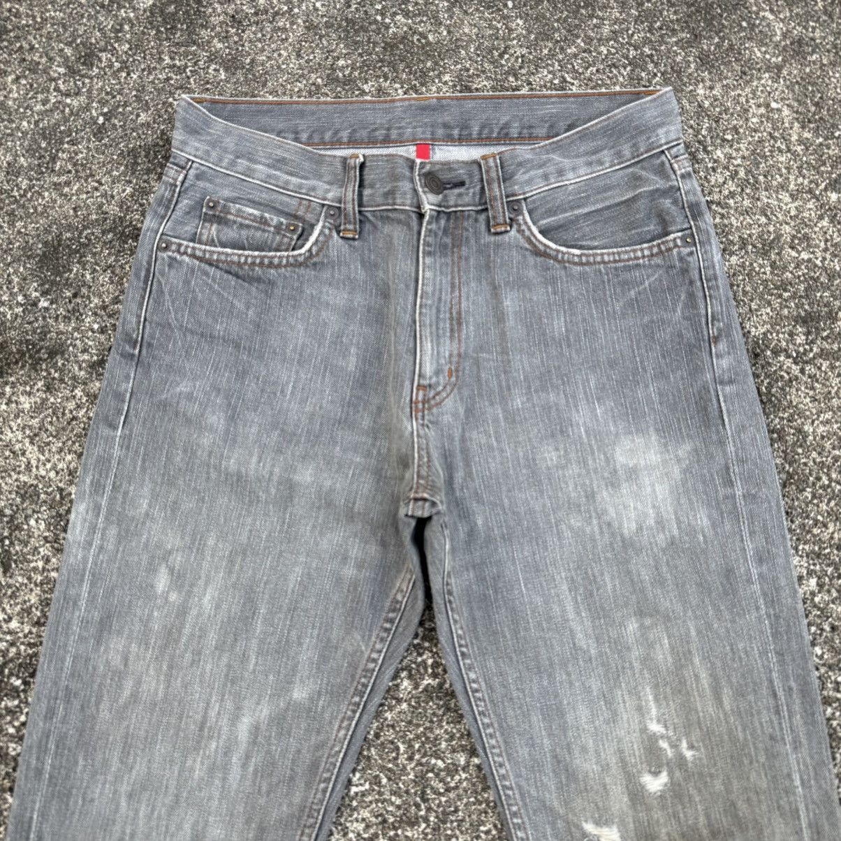 Japanese Brand VINTAGE JAPANESE DENIM FADED BLACK JEAN PANTS Size US 30 / EU 46 - 3 Thumbnail