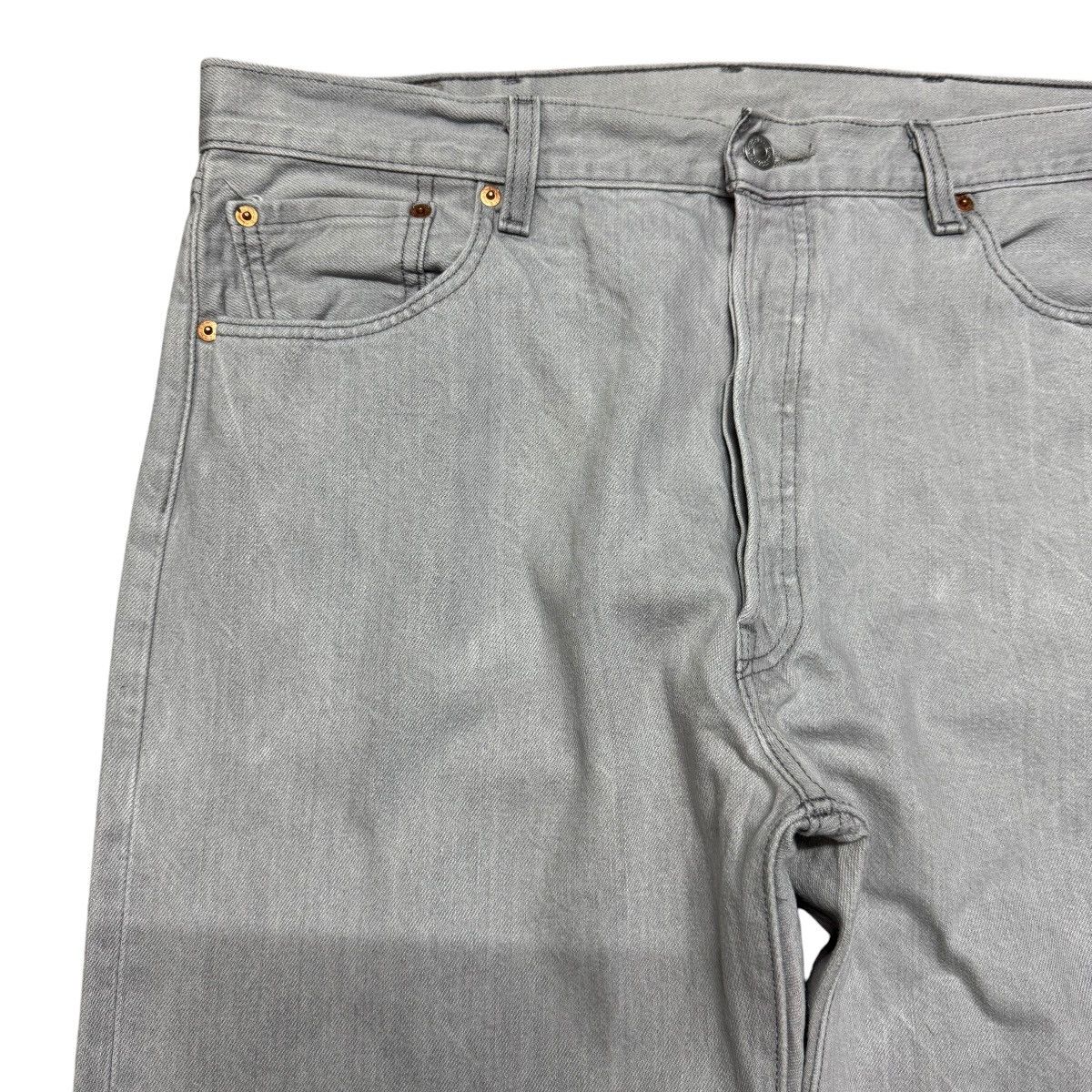 Levi's Levis 501 Grey Denim Jeans Size US 38 / EU 54 - 5 Thumbnail