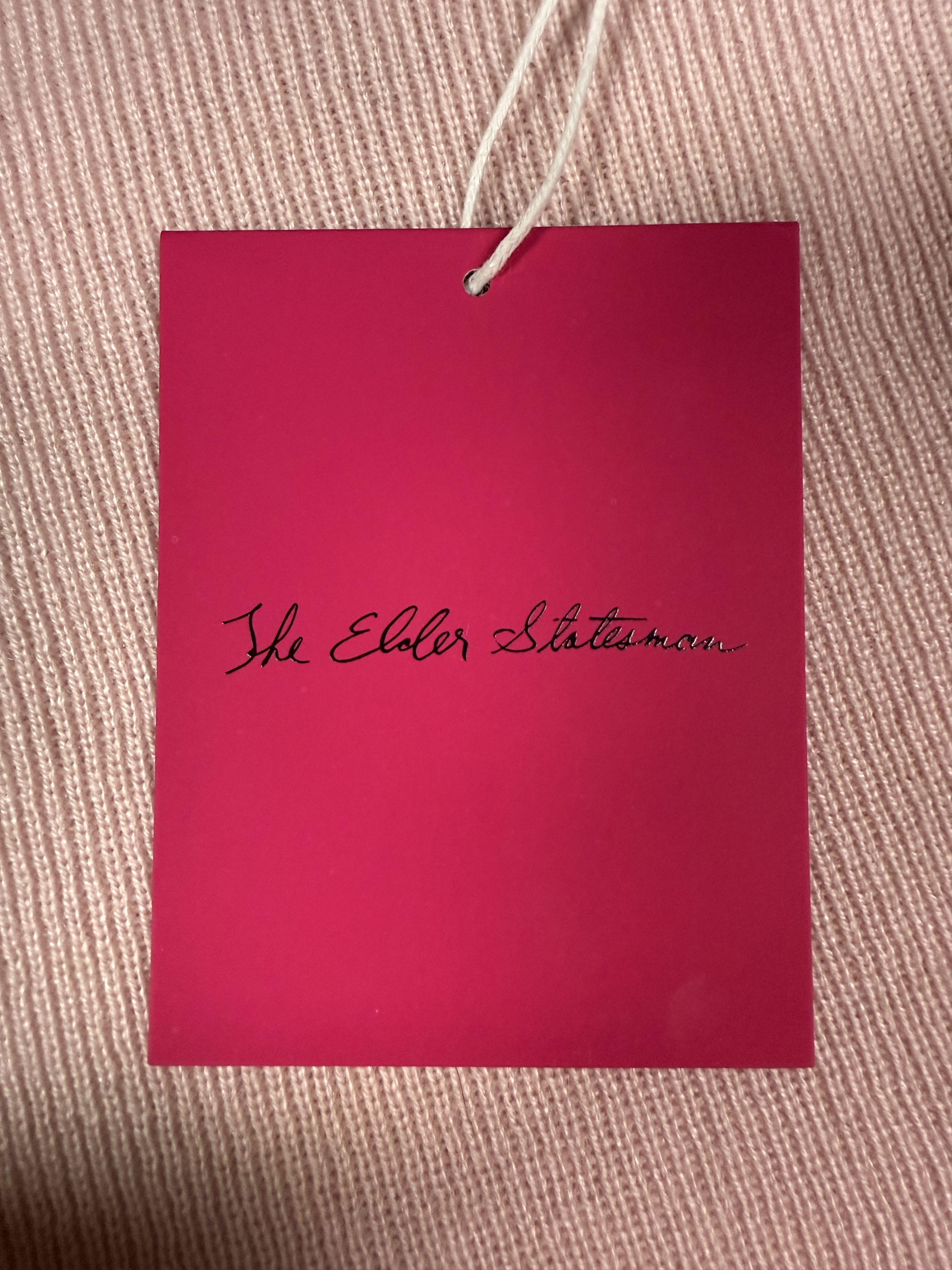 The Elder Statesman $395 The Elder Statesman Delicash Baby Pink Tank Size M / US 6-8 / IT 42-44 - 8 Thumbnail