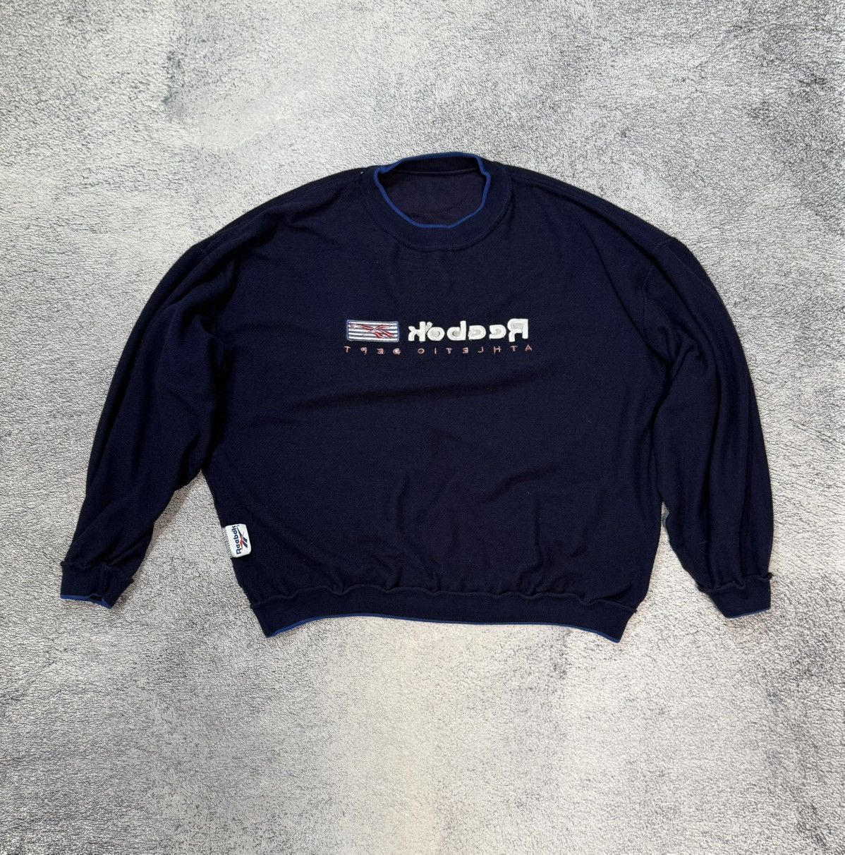 Reebok Reebok Athletic Dept Mens Sweatshirt Crewneck L Logo Vintage Size US L / EU 52-54 / 3 - 6 Thumbnail