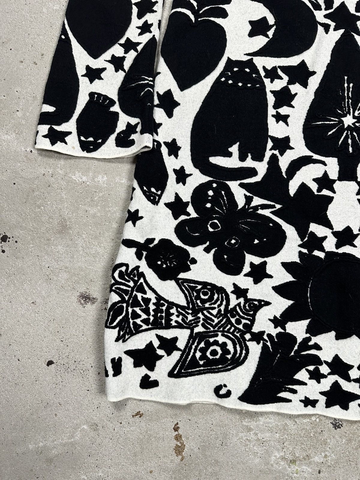Alexander McQueen Alexander McQueen Unicorn & Floral Embroidered Wool Dress Size M / US 6-8 / IT 42-44 - 13 Thumbnail