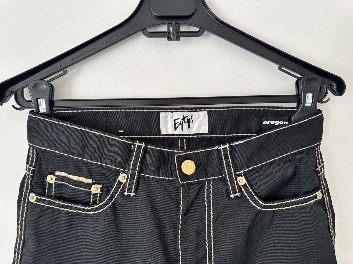Eytys × Vintage Eytys Black Oregon Cali jeans Flared pants Size 25" / US 0 / IT 36 - 3 Thumbnail
