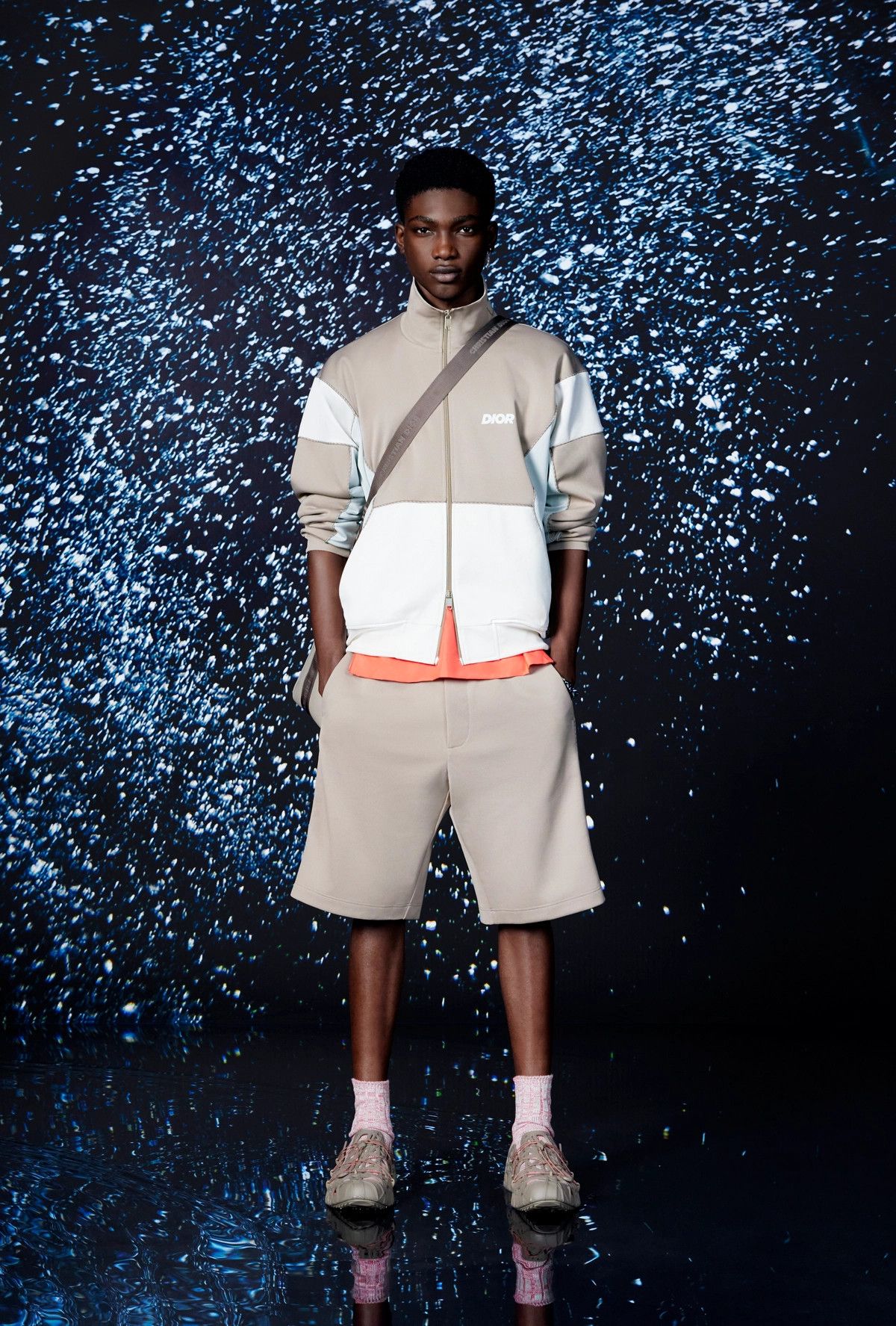 Dior o1bcso1str0225 Zipped Track Jacket in Multicolor Size US XL / EU 56 / 4 - 4 Thumbnail