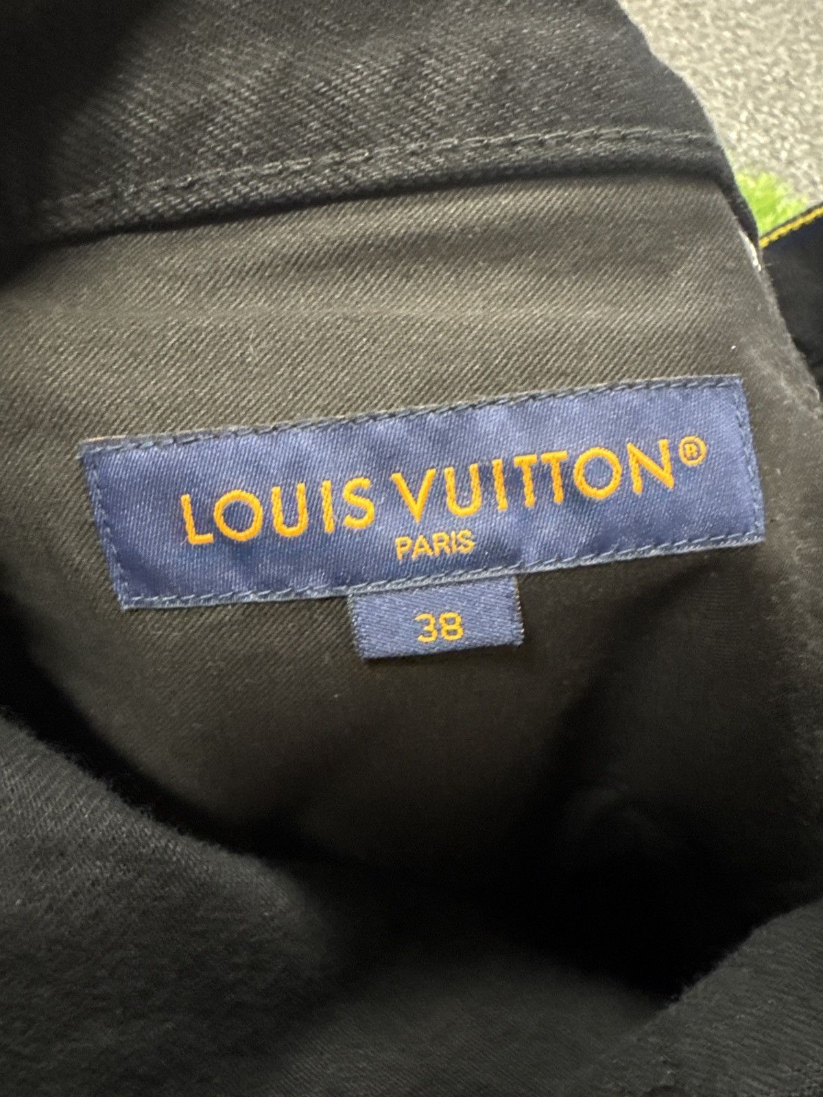 Louis Vuitton Authentic LOUIS VUITTON signature STRAIGHT LEG BLACK JEANS Size US 38 / EU 54 - 4 Thumbnail