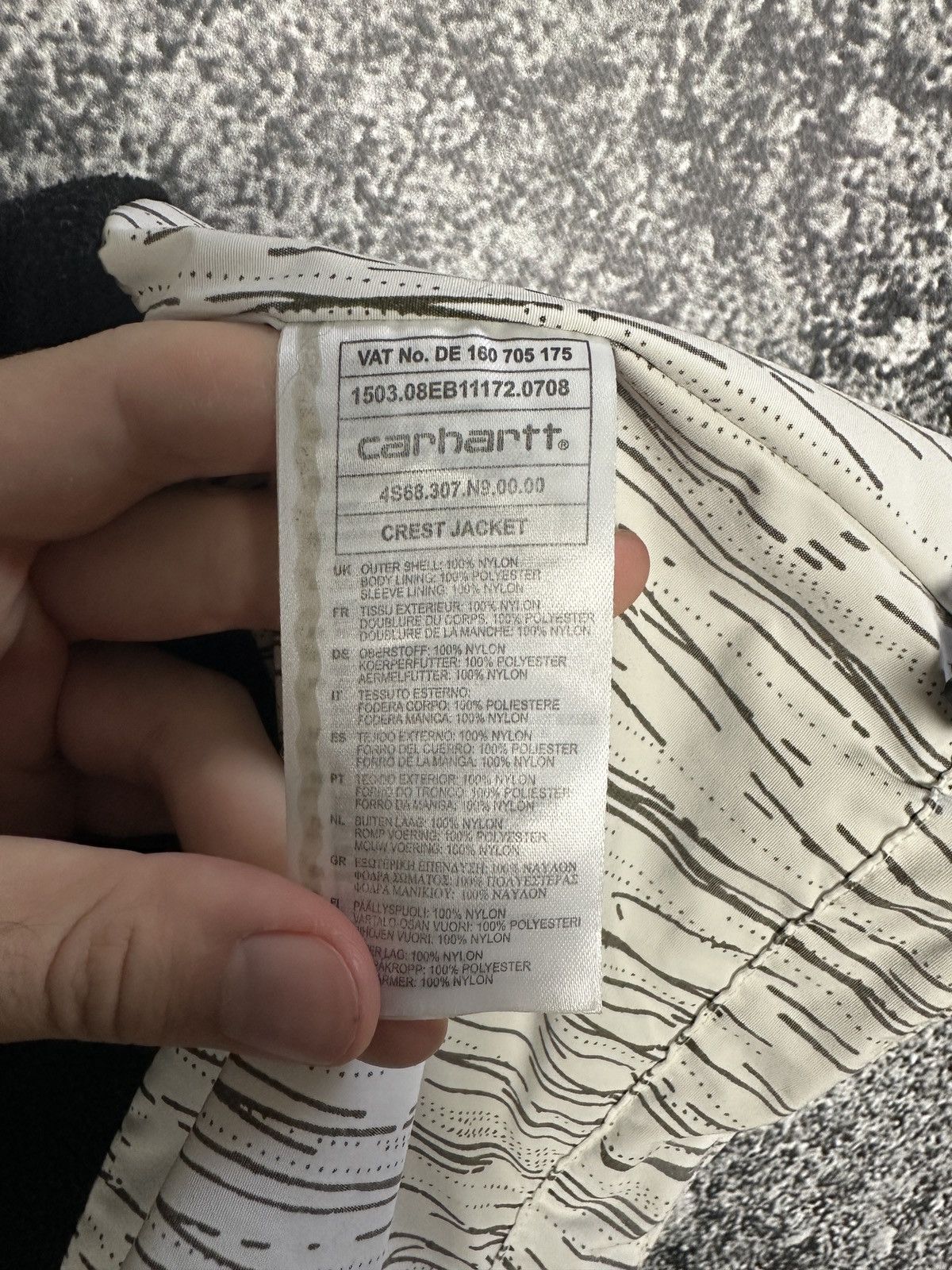 Carhartt Carhartt Crest Hooded Windbreaker Jacket Allover Print Rare Size US S / EU 44-46 / 1 - 8 Thumbnail