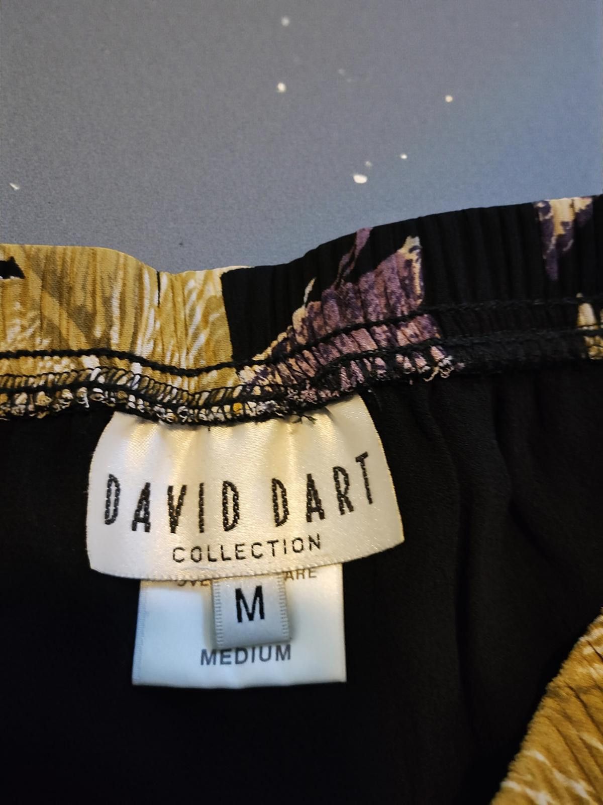 Other David Dart Women's Floral Rayon Wide-Leg Pants Medium Size 32" / US 10 / IT 46 - 7 Thumbnail