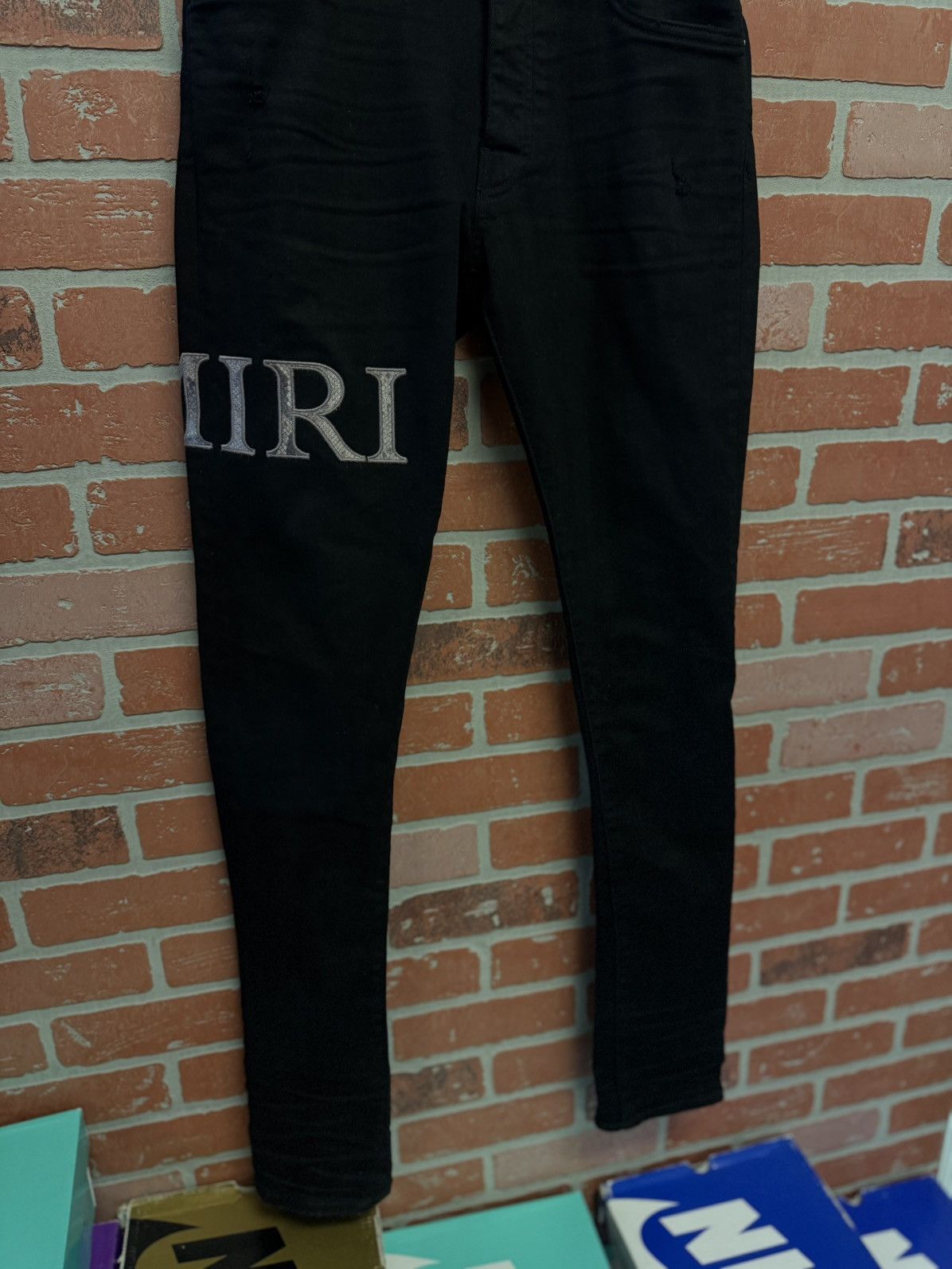Amiri Amiri Wrap Around SnakeSkin Logo Size 28 🧼 Size US 28 / EU 44 - 2 Thumbnail