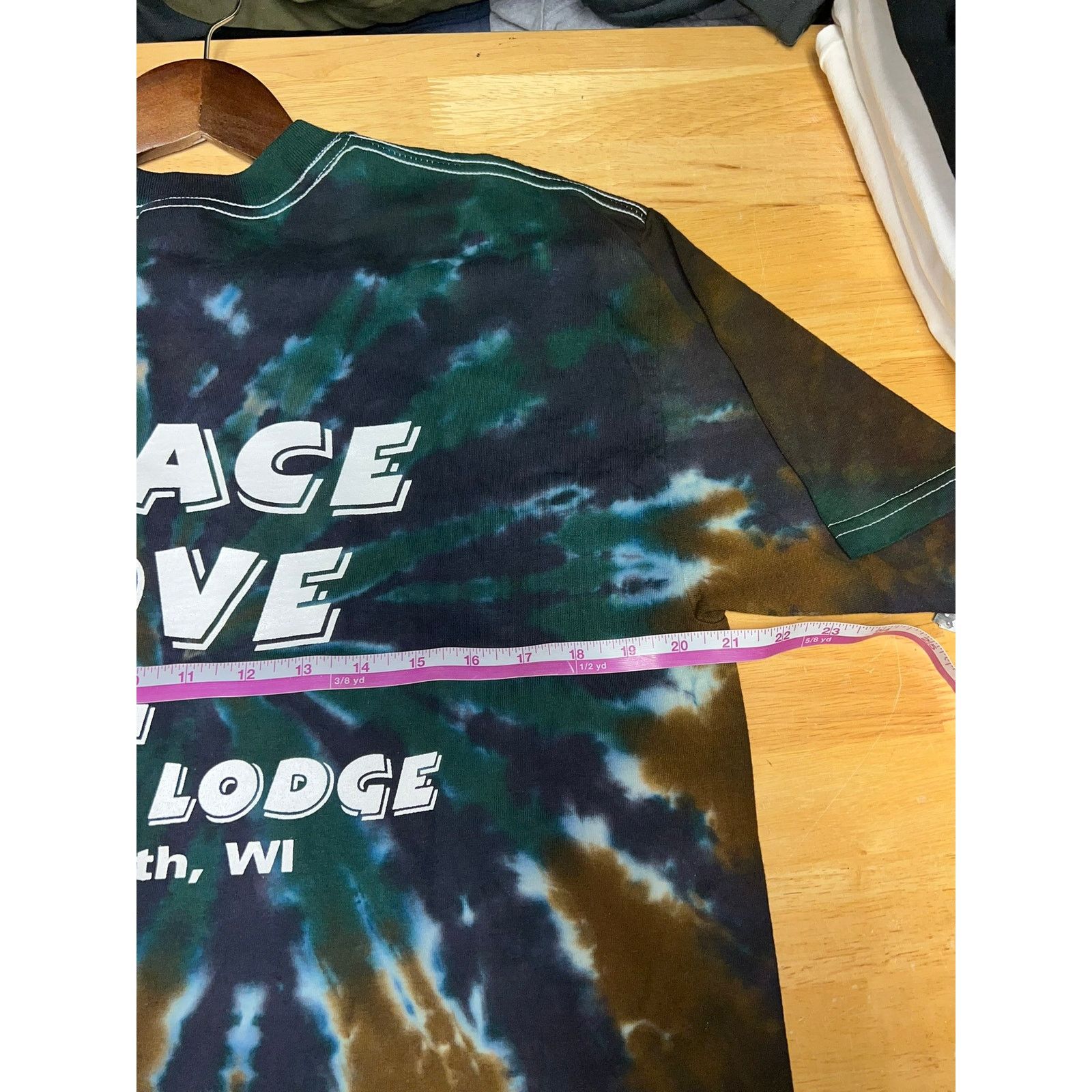Vintage Vintage Cedar Lodge Shirt Ladysmith Peace Love Tie Dye 90s L Size US L / EU 52-54 / 3 - 7 Thumbnail