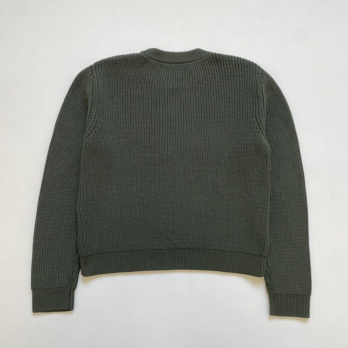 Craig Green Sample Olive Tech Ribbed Knit Sweater Size US M / EU 48-50 / 2 - 11 Thumbnail