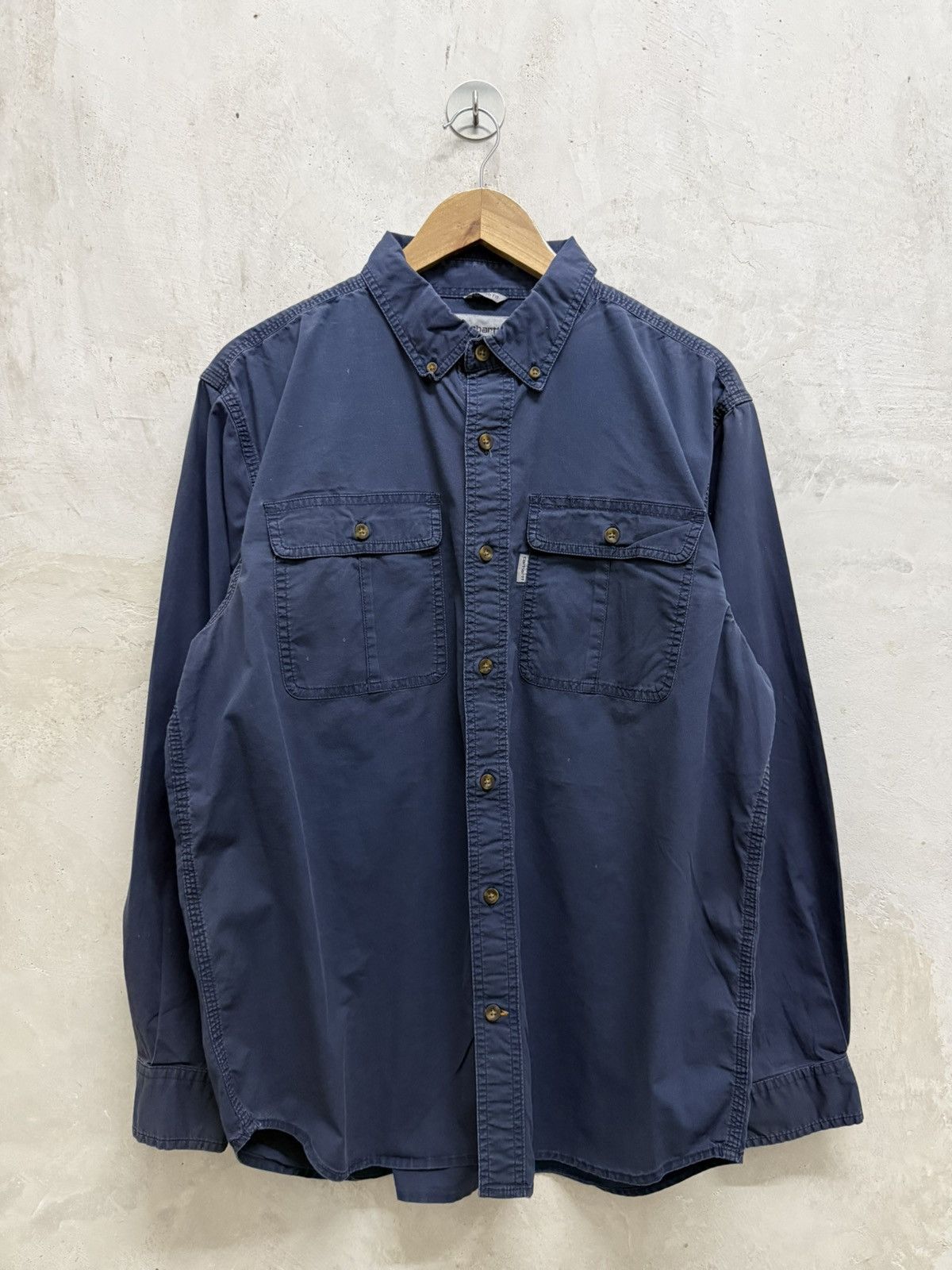 Carhartt Distressed Carhartt Cargo Pocket Button Up Shirt Size US L / EU 52-54 / 3 - 1 Thumbnail