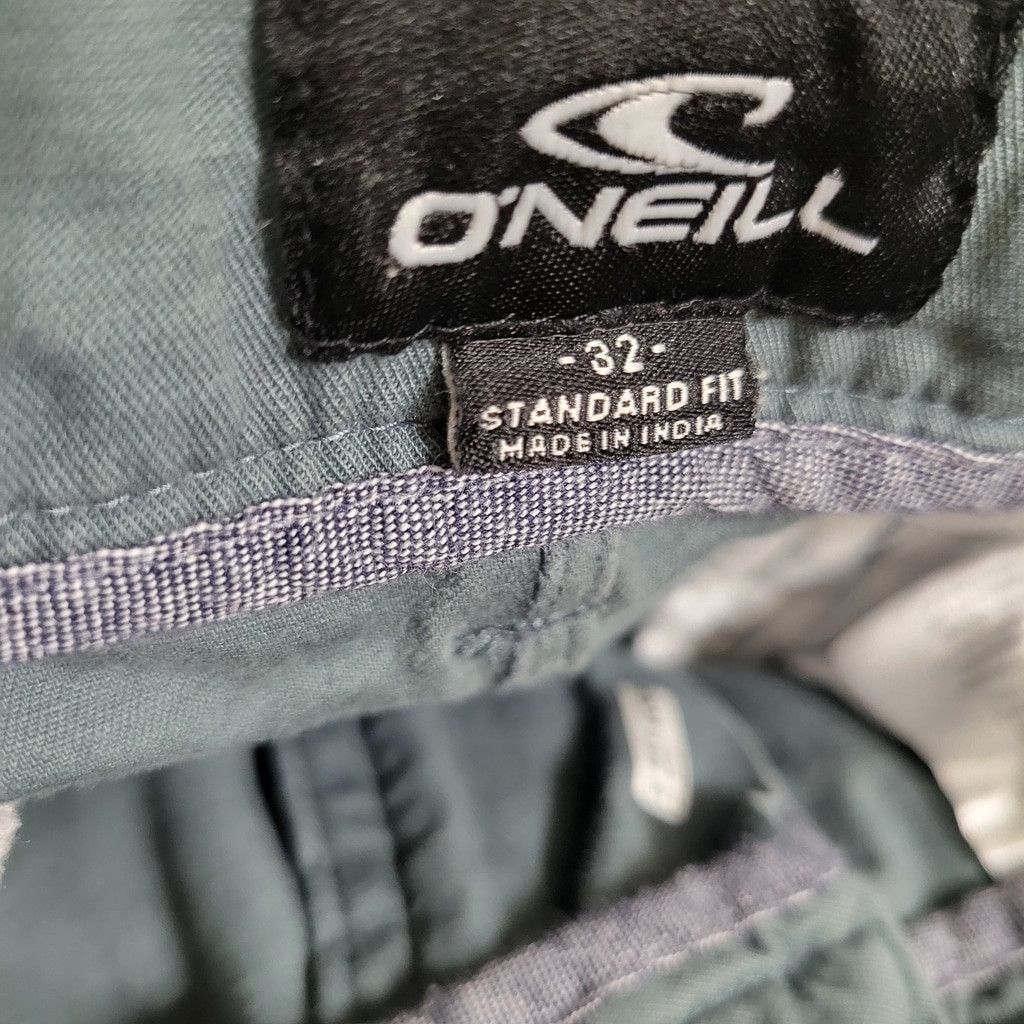 O'Neill O'NEILL Men's Flat Front Slash Pockets Zip-Fly Gray Shorts Size US 32 / EU 48 - 7 Thumbnail