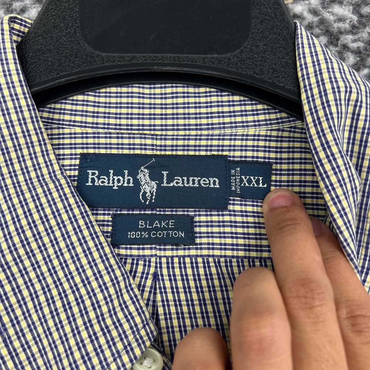 Ralph Lauren Vintage Ralph Lauren Blake Button Down Shirt Men XXL Check Size US XXL / EU 58 / 5 - 2 Thumbnail
