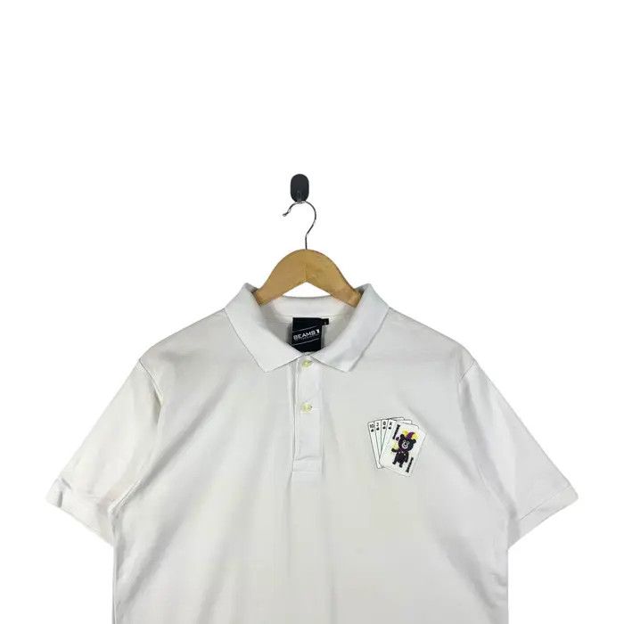 Beams Plus BEAMS PLUS BEAMST Collection Bear White Polo Tee Shirt Size US L / EU 52-54 / 3 - 2 Thumbnail