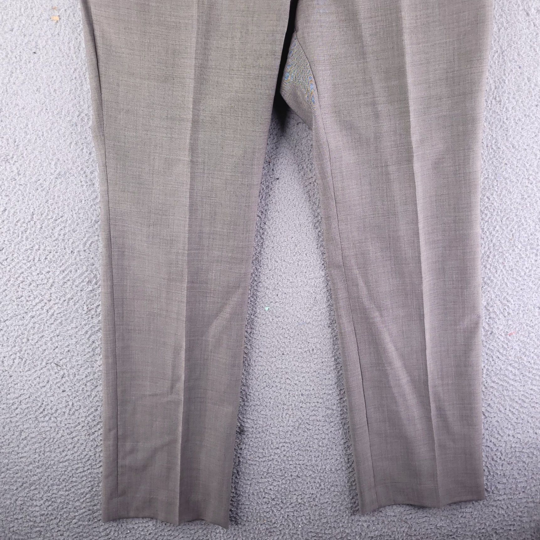 Vintage Indochino Pants Mens 36x31 Brown Wool Blend Straight Fit Dress Pants Regular Front Flat Front Vintage: No Size US 36 / EU 52 - 2 Thumbnail