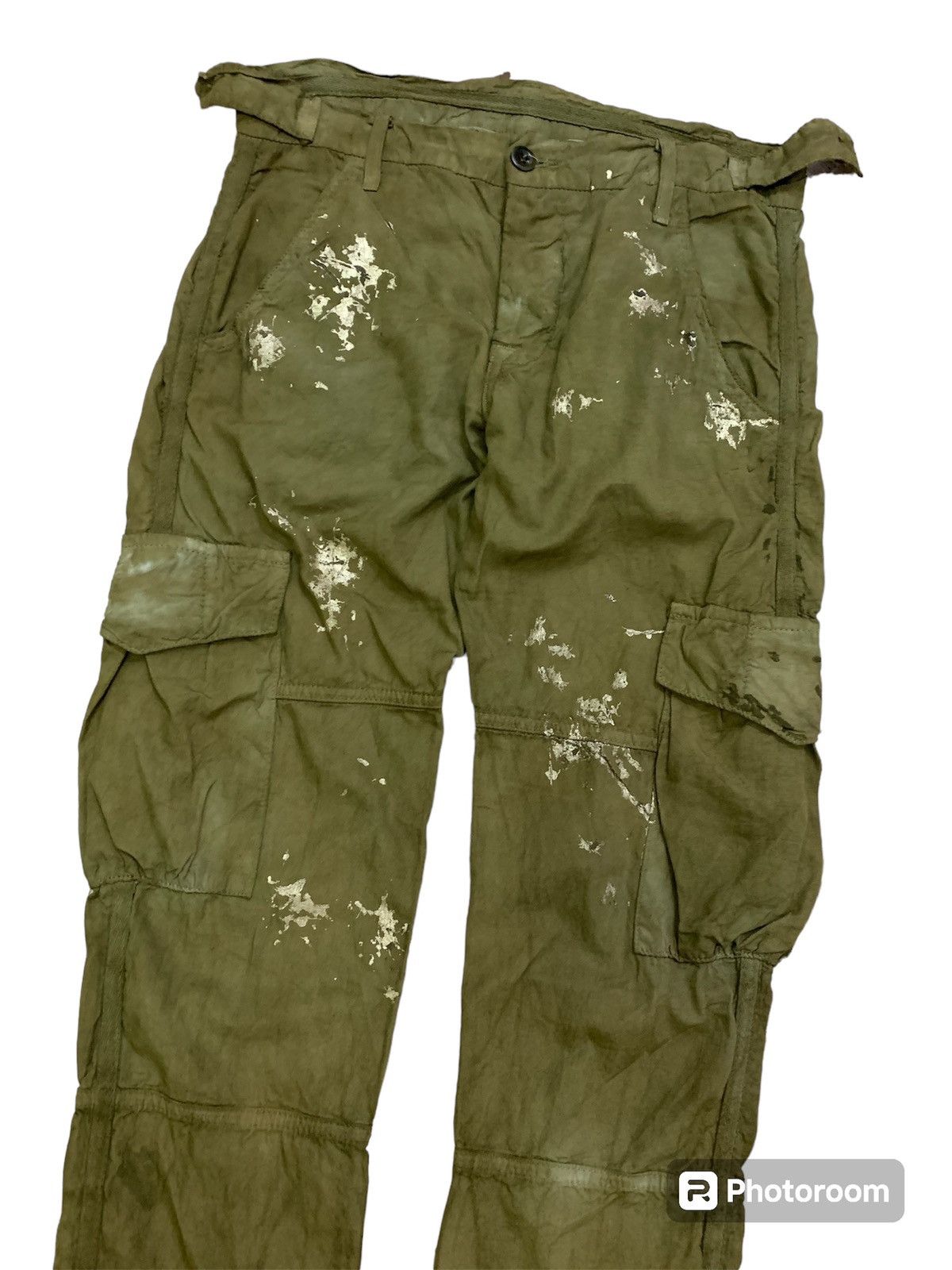 NSF 💥 NSF Military Painted Cargo Pant Size 28" / US 6 / IT 42 - 3 Thumbnail