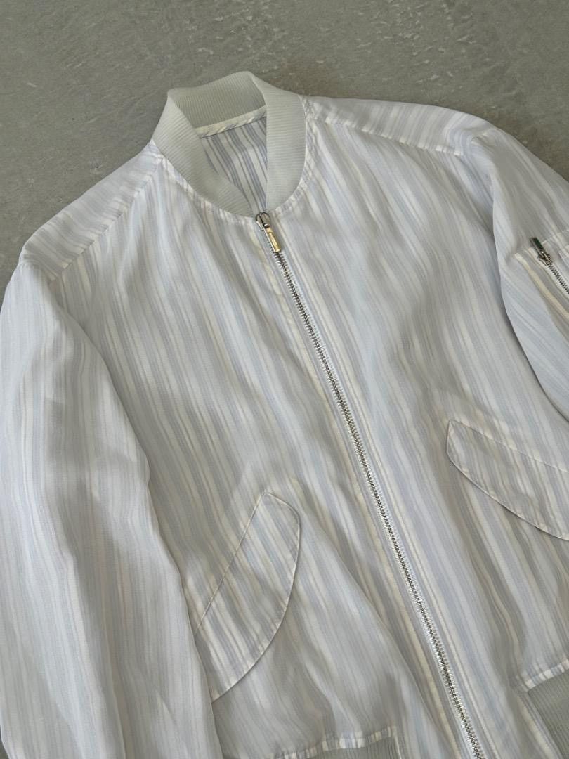 Dior Dior homme 2019 white silk organza bomber jacket rare Size US M / EU 48-50 / 2 - 6 Thumbnail