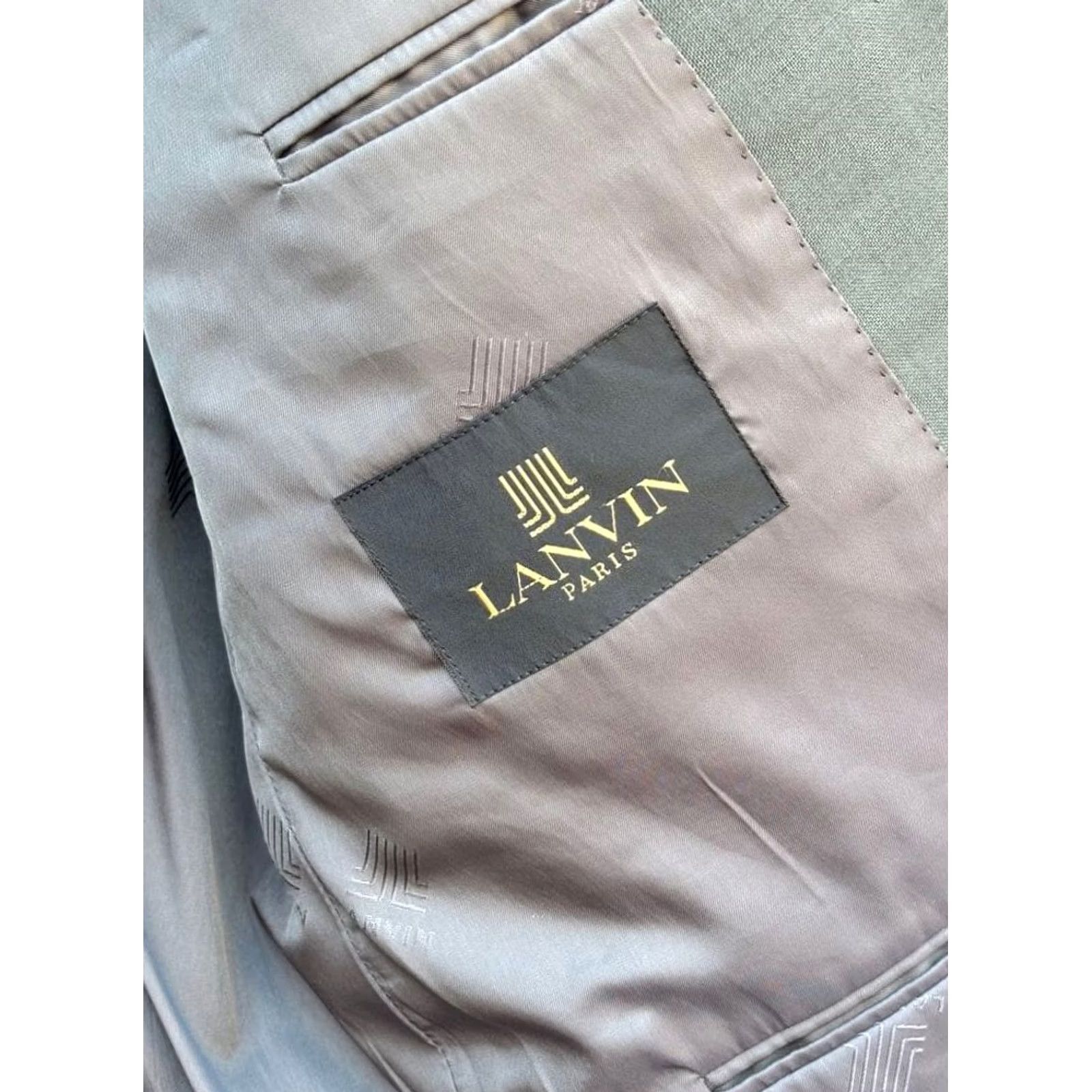 Lanvin LANVIN Double Suit Setup Green Jacket Pants Size M Men's Formal Size 40R - 3 Thumbnail