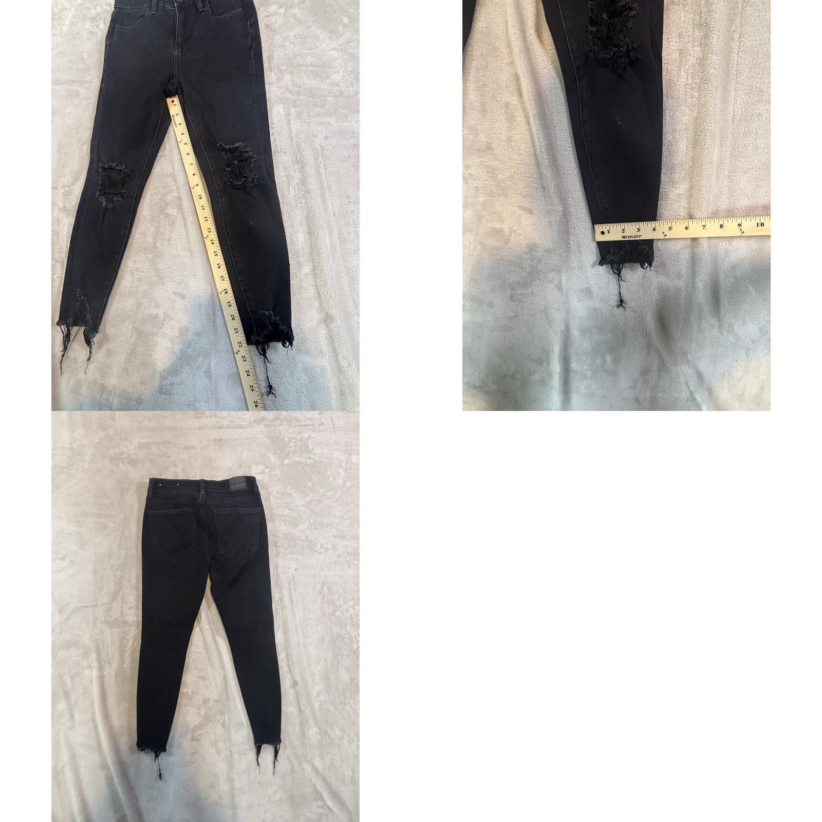 American Eagle Outfitters American Eagle Women's The Dream Jean Size 2 X-Short Black High-Rise Jegging Jeans Slim Denim Size 26" / US 2 / IT 38 - 8 Thumbnail