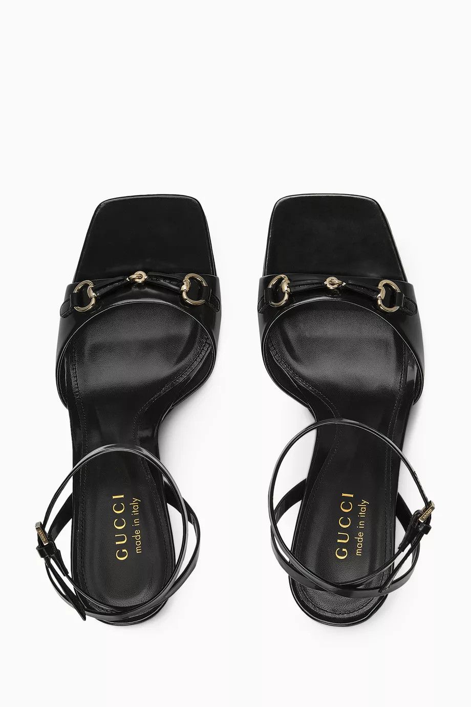 Gucci o1loc1c0326 832469 Women's Sandals With Horsebit in Black Size US 6.5 / IT 36.5 - 4 Thumbnail