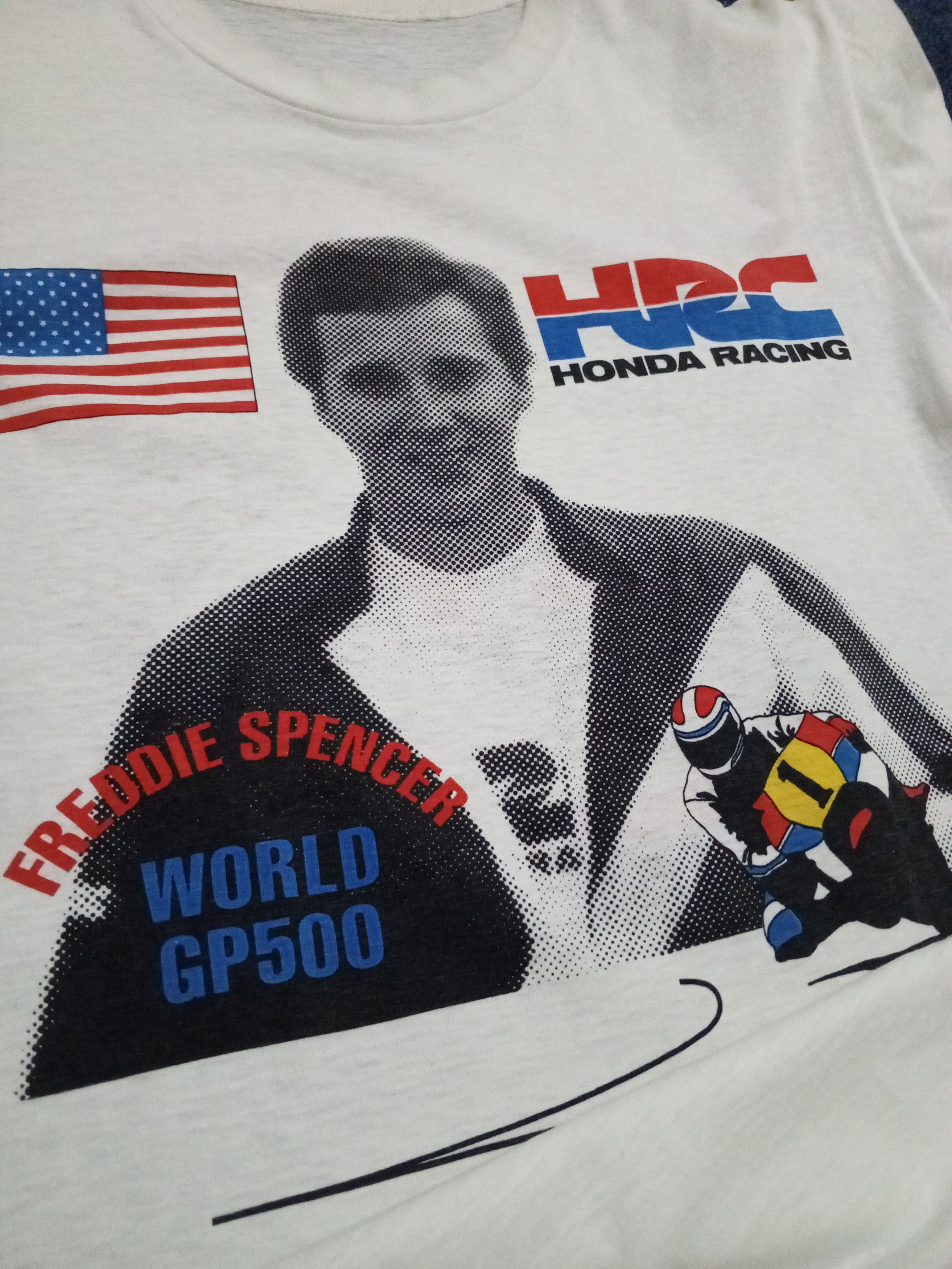 Honda × Vintage FREDDIE SPENCER HRC RACING GP JAPAN VINTAGE Size US M / EU 48-50 / 2 - 5 Thumbnail