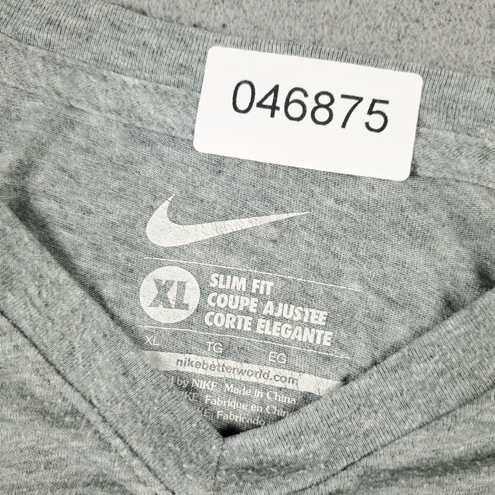 Nike Nike Shirt Mens XL Gray Swoosh Casual Short Sleeve Sports Size US XL / EU 56 / 4 - 8 Thumbnail