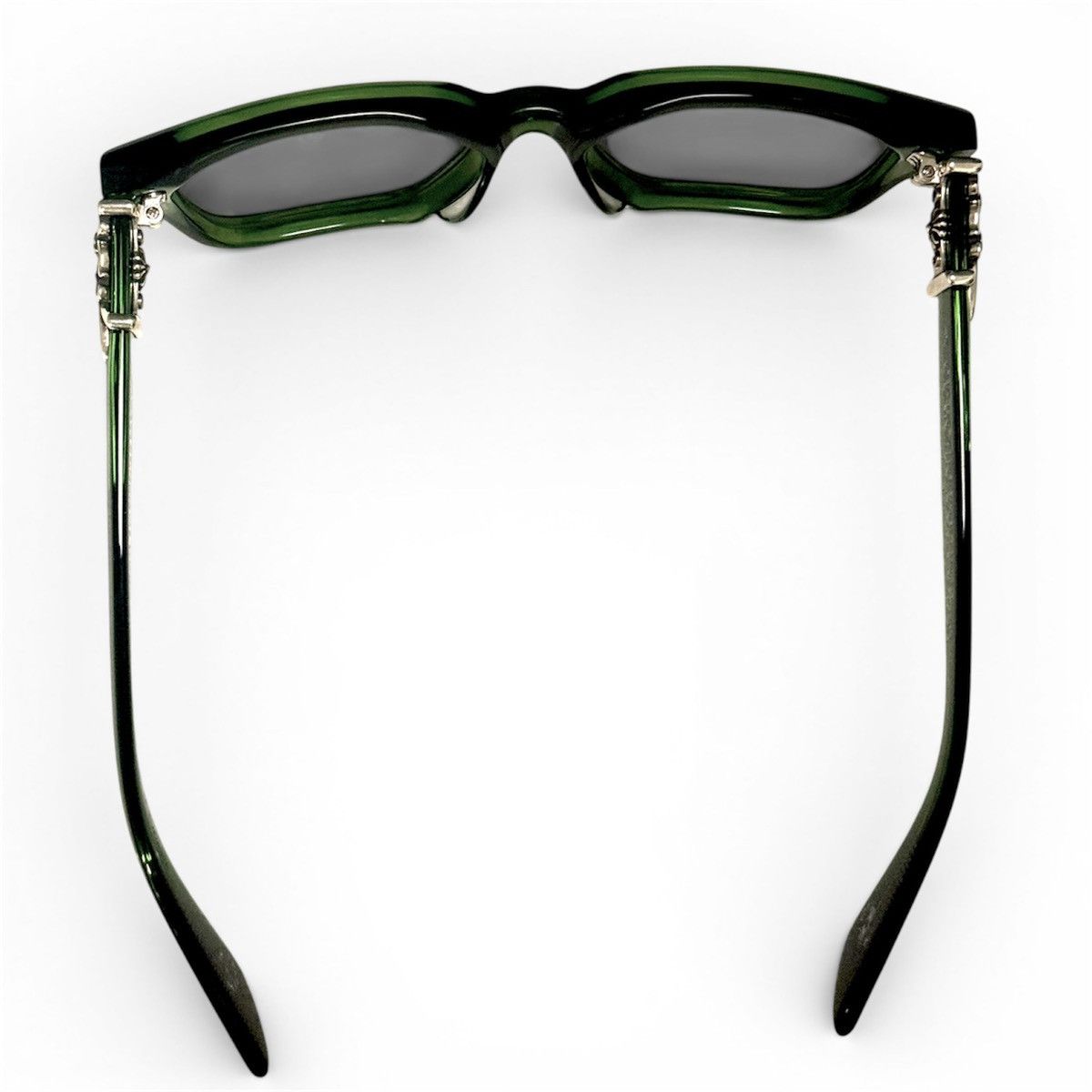 Chrome Hearts CHROME HEARTS VAGILLIONAIRE II GREEN SUNGLASSES Size ONE SIZE - 9 Thumbnail
