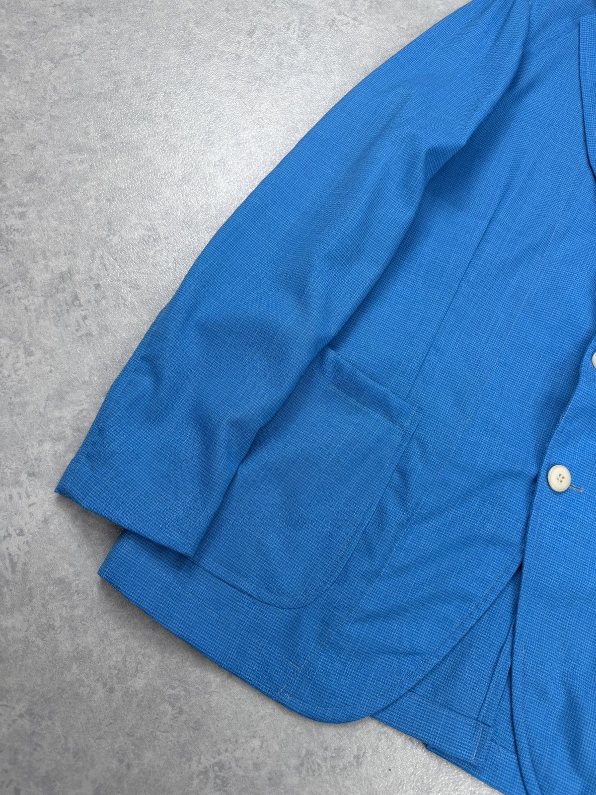 Other Angelo Nardelli Blue Wool Blend Sport Coat Blazer Size 50 Size 40R - 3 Thumbnail