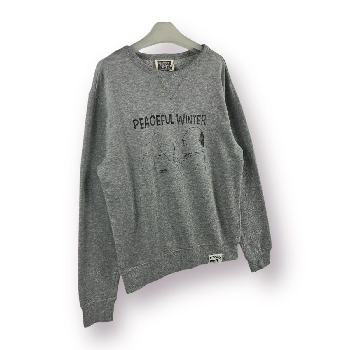 Anime × Cartoon Network × Japanese Brand 🔥 Peaceful Puppet Production Roundneck Sweatshirt - L Size US S / EU 44-46 / 1 - 3 Thumbnail