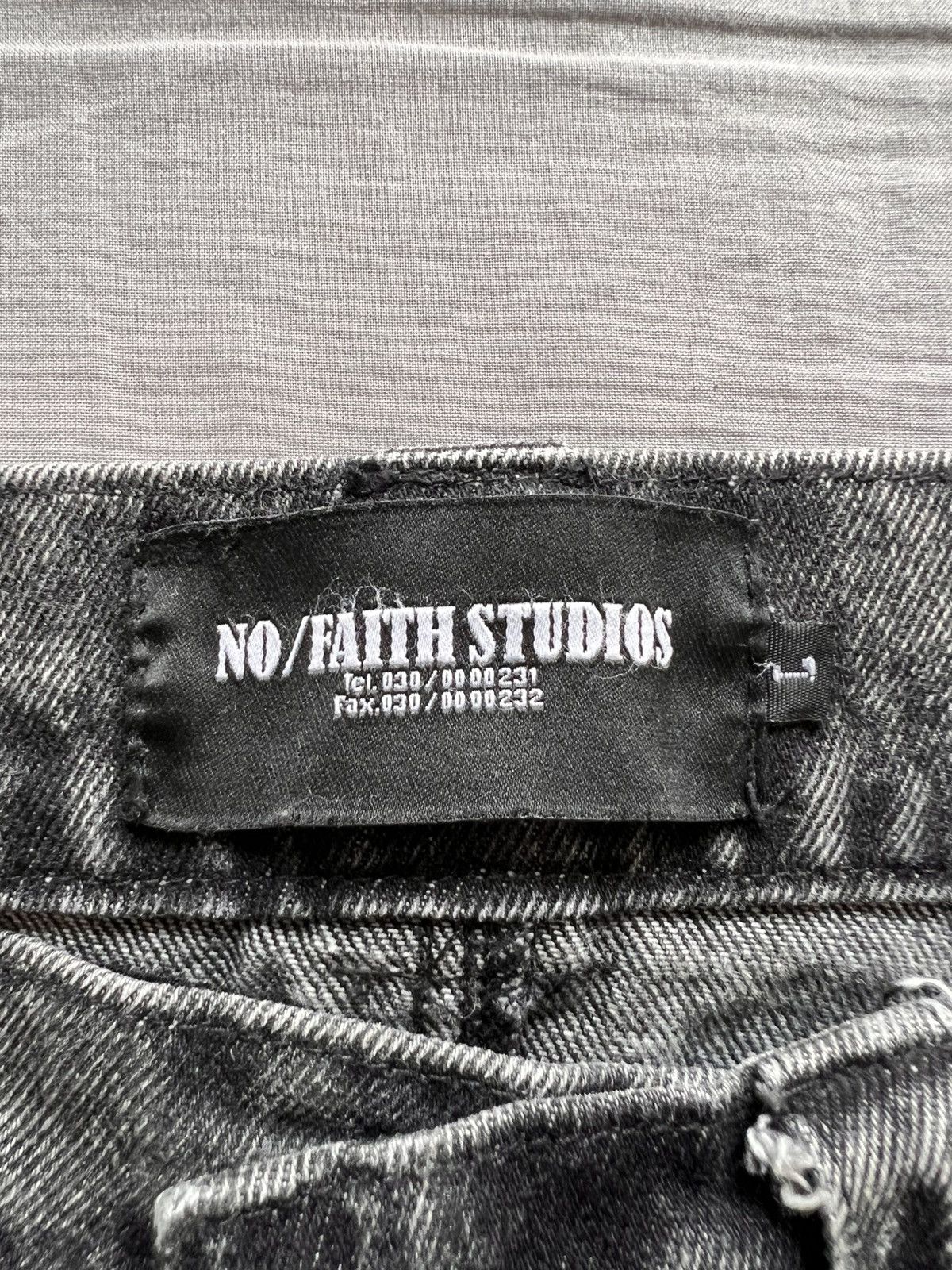 Other Nofaithstudio black artisanal dune denim Size US 34 / EU 50 - 3 Thumbnail