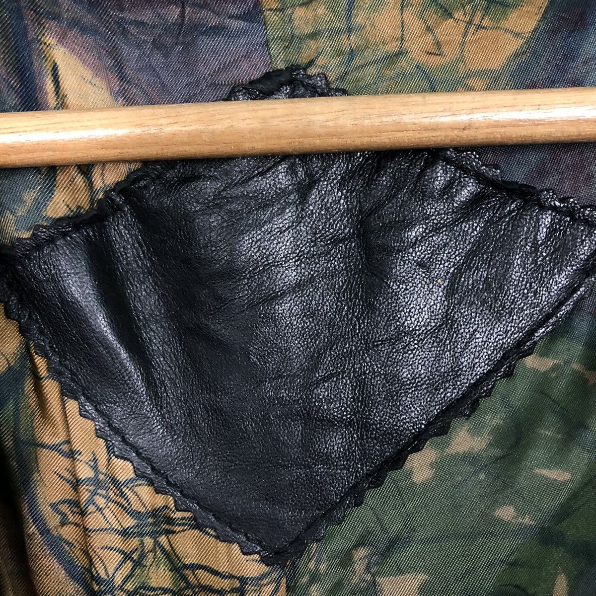 Japanese Brand Artisanal Crinkled Leather Trench Map Lining Issey Miyake Size US M / EU 48-50 / 2 - 18 Thumbnail