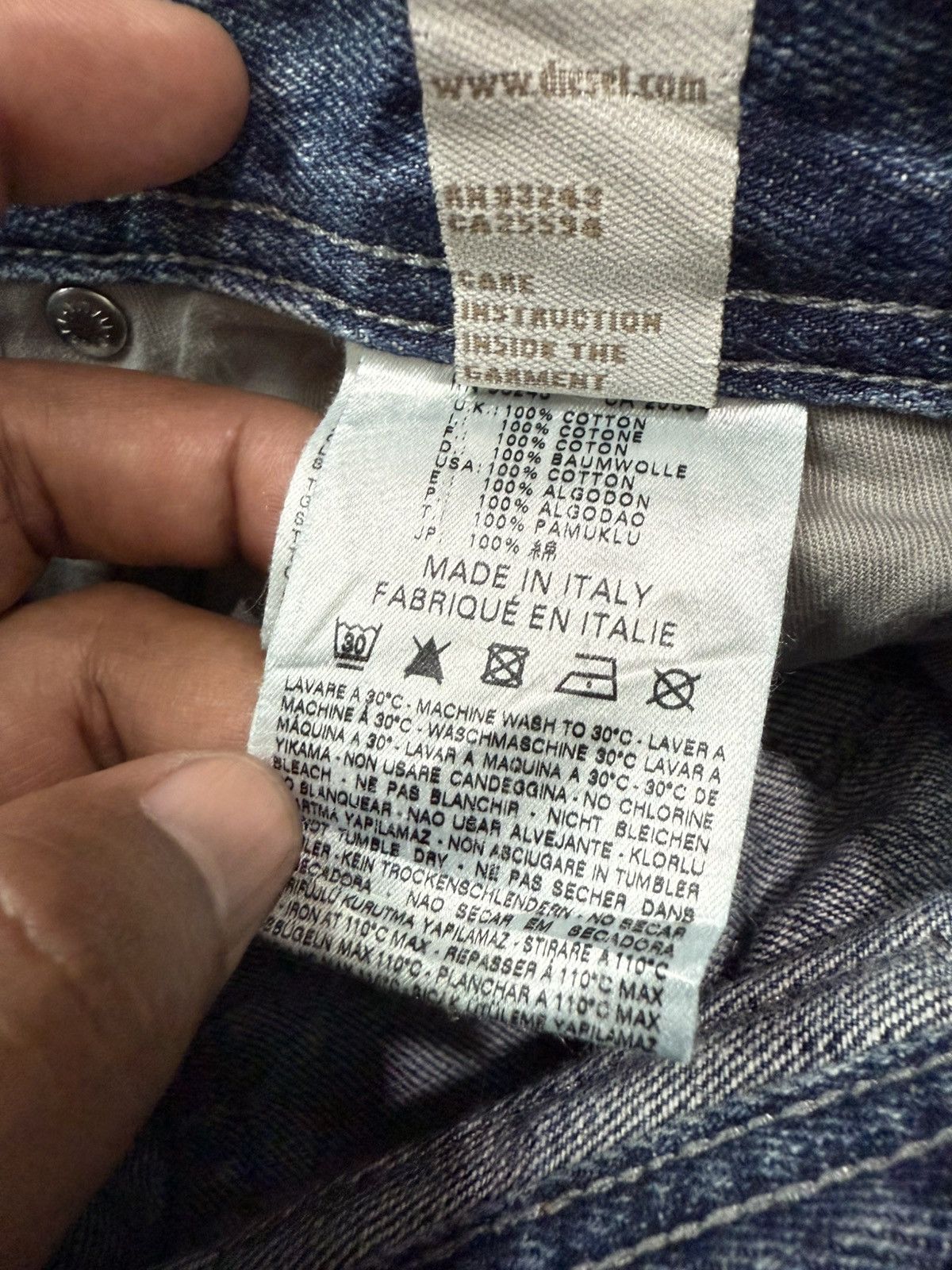 Diesel Black Gold DIESEL VIKER DISTRESS DENIM STRAIGHT TYPE Size US 30 / EU 46 - 9 Thumbnail