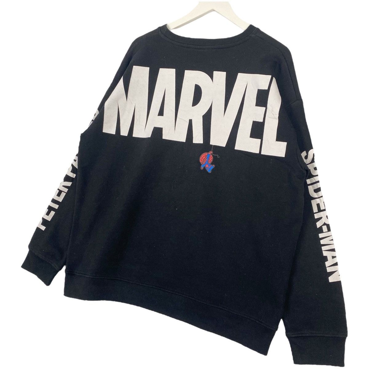 Marvel Comics × Vintage Vintage Marvel Printed Logo Crewneck Sweatshirt Black Size L Size US L / EU 52-54 / 3 - 6 Thumbnail